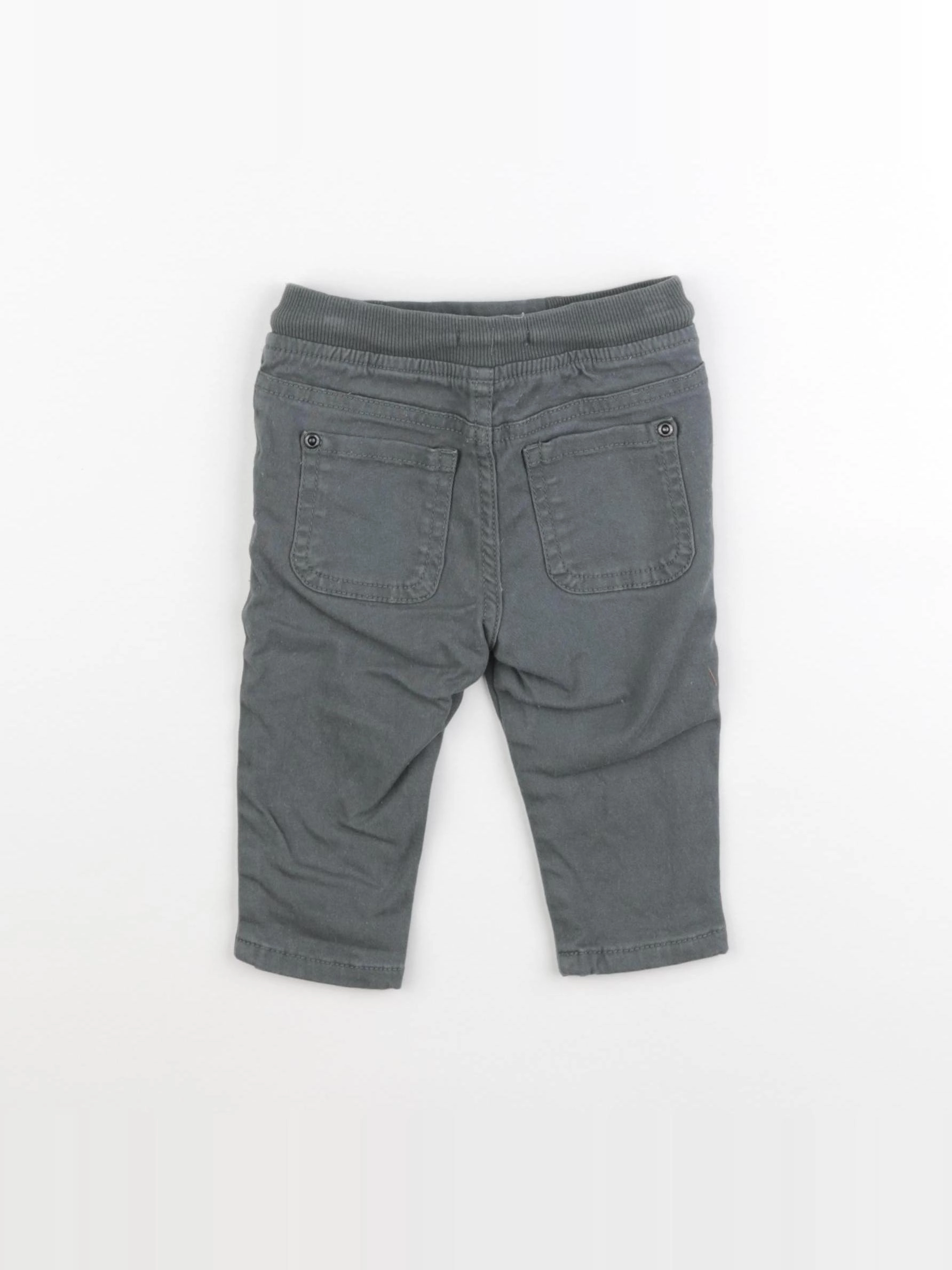 Vertbaudet - pantalon vert - 6 mois