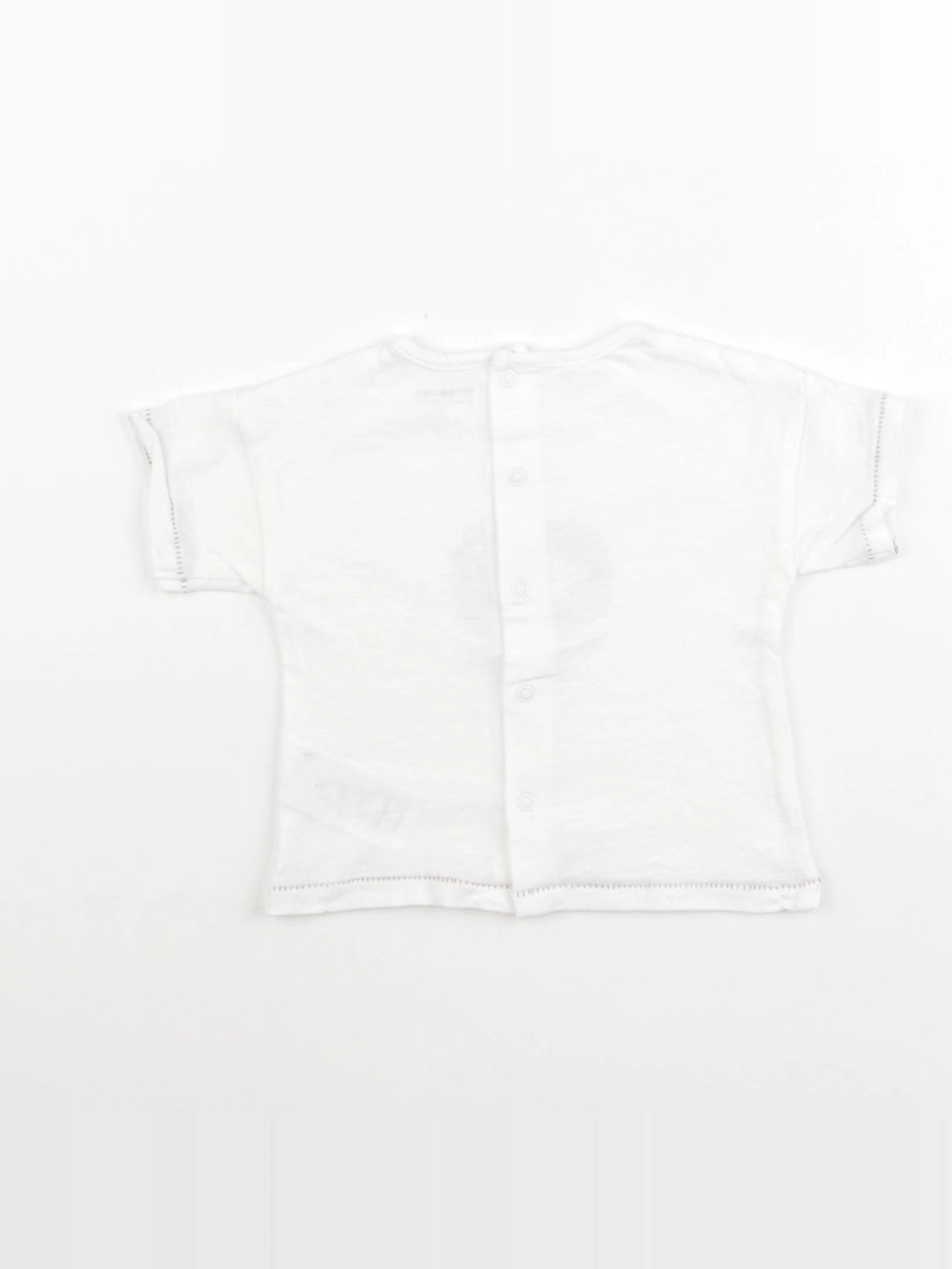 Vertbaudet - tee-shirt blanc - 3 mois