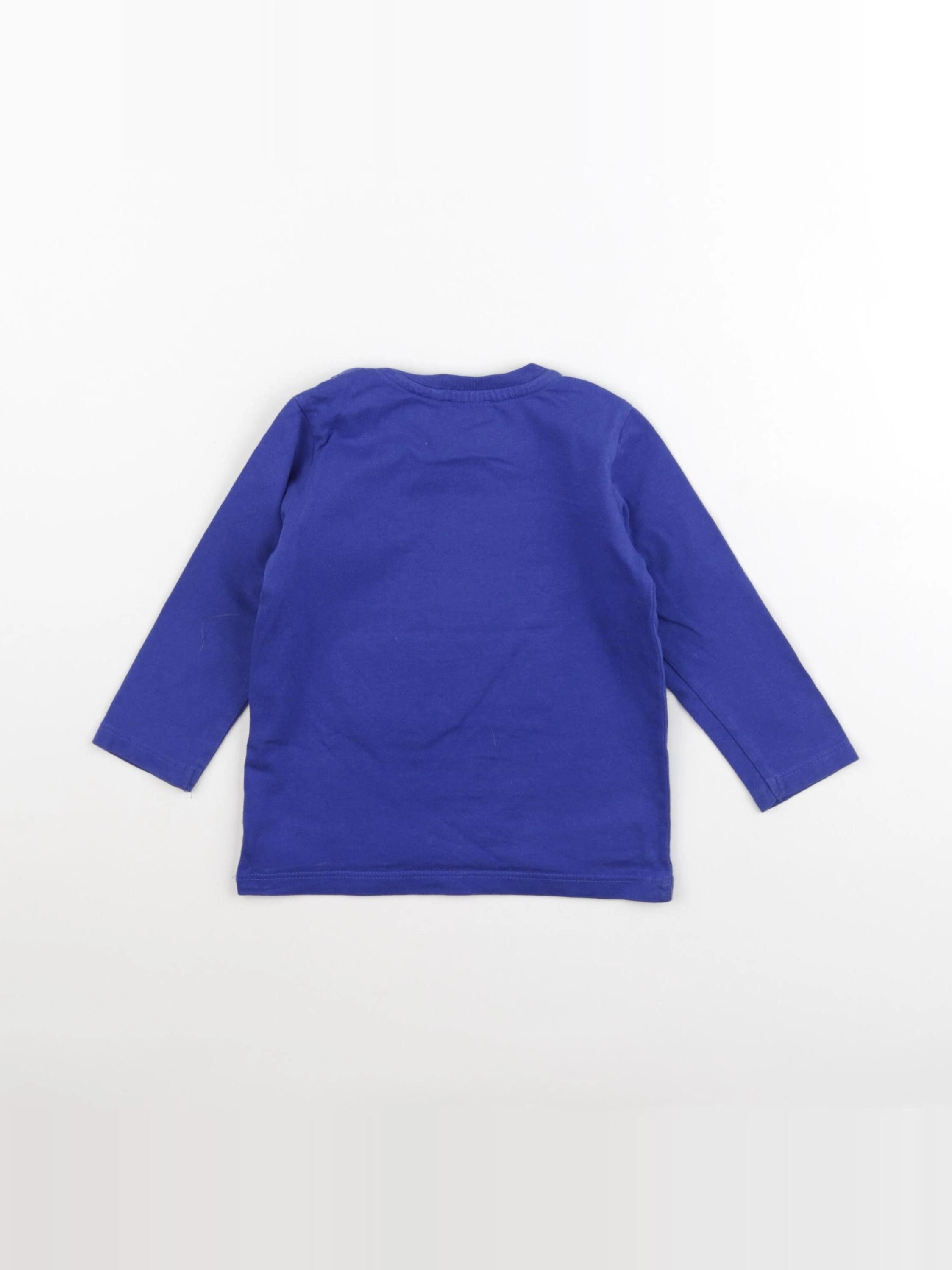 IKKS - tee-shirt bleu - 12 mois