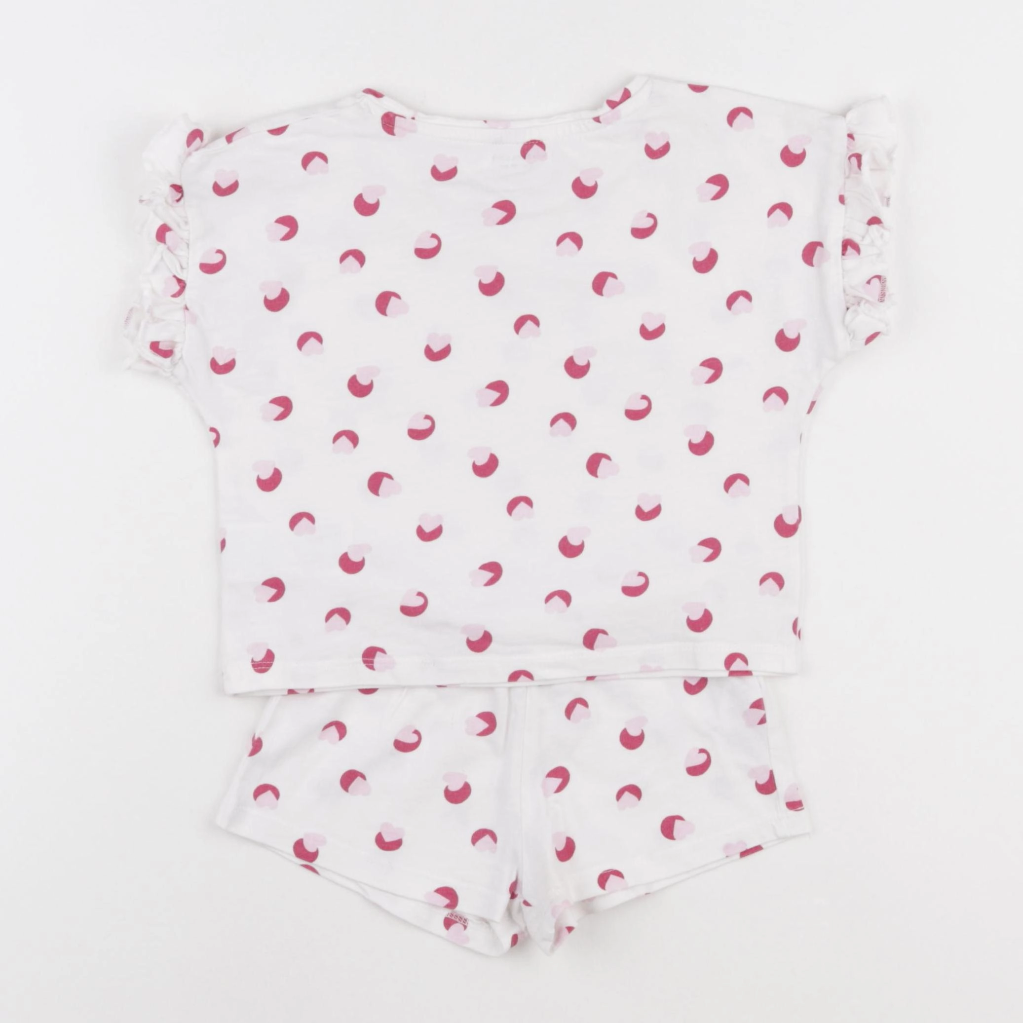 Vertbaudet - pyjama coton blanc - 2 ans