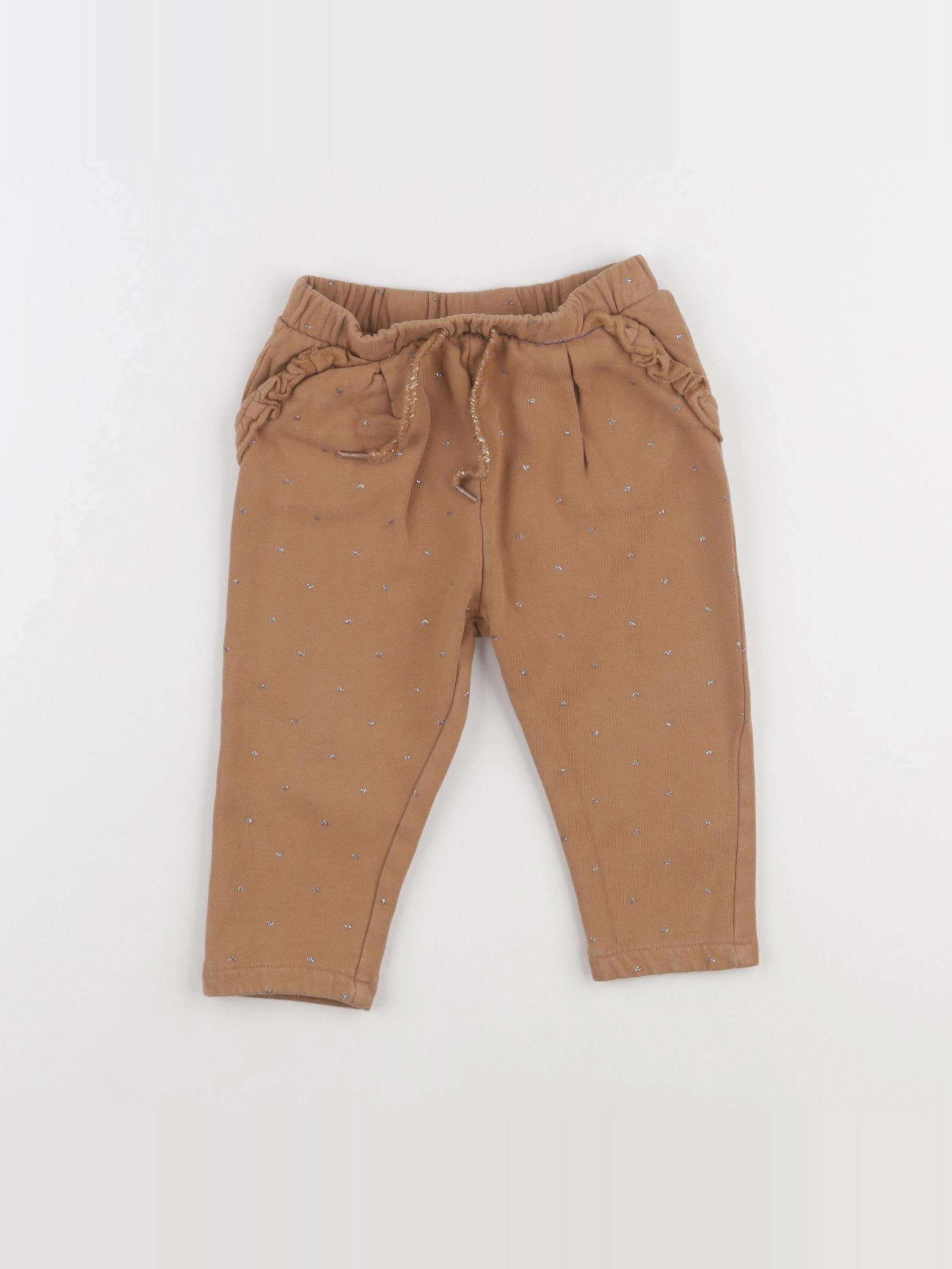 Vertbaudet - jogging marron - 18 mois