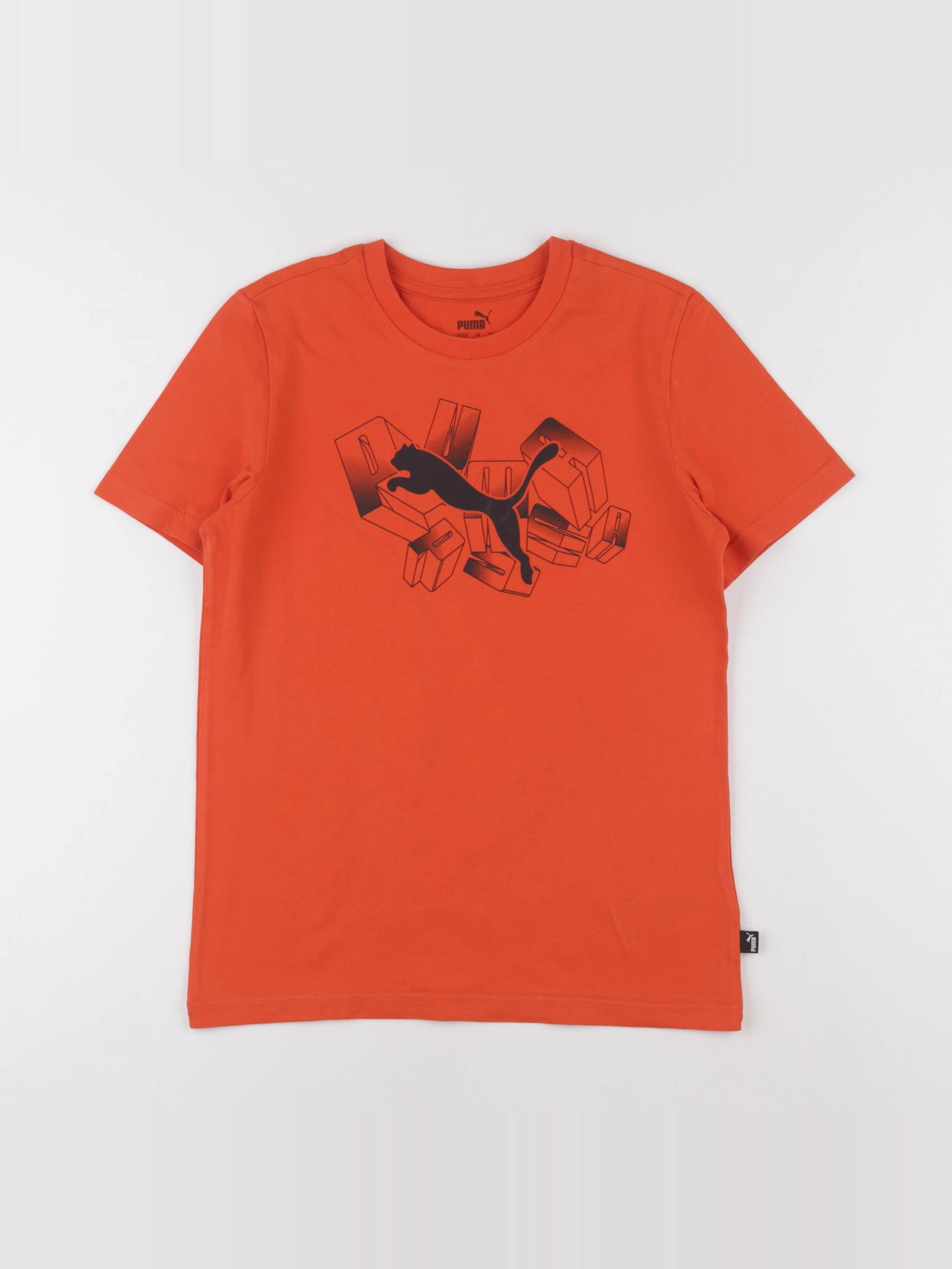Puma - tee-shirt orange - 11/12 ans