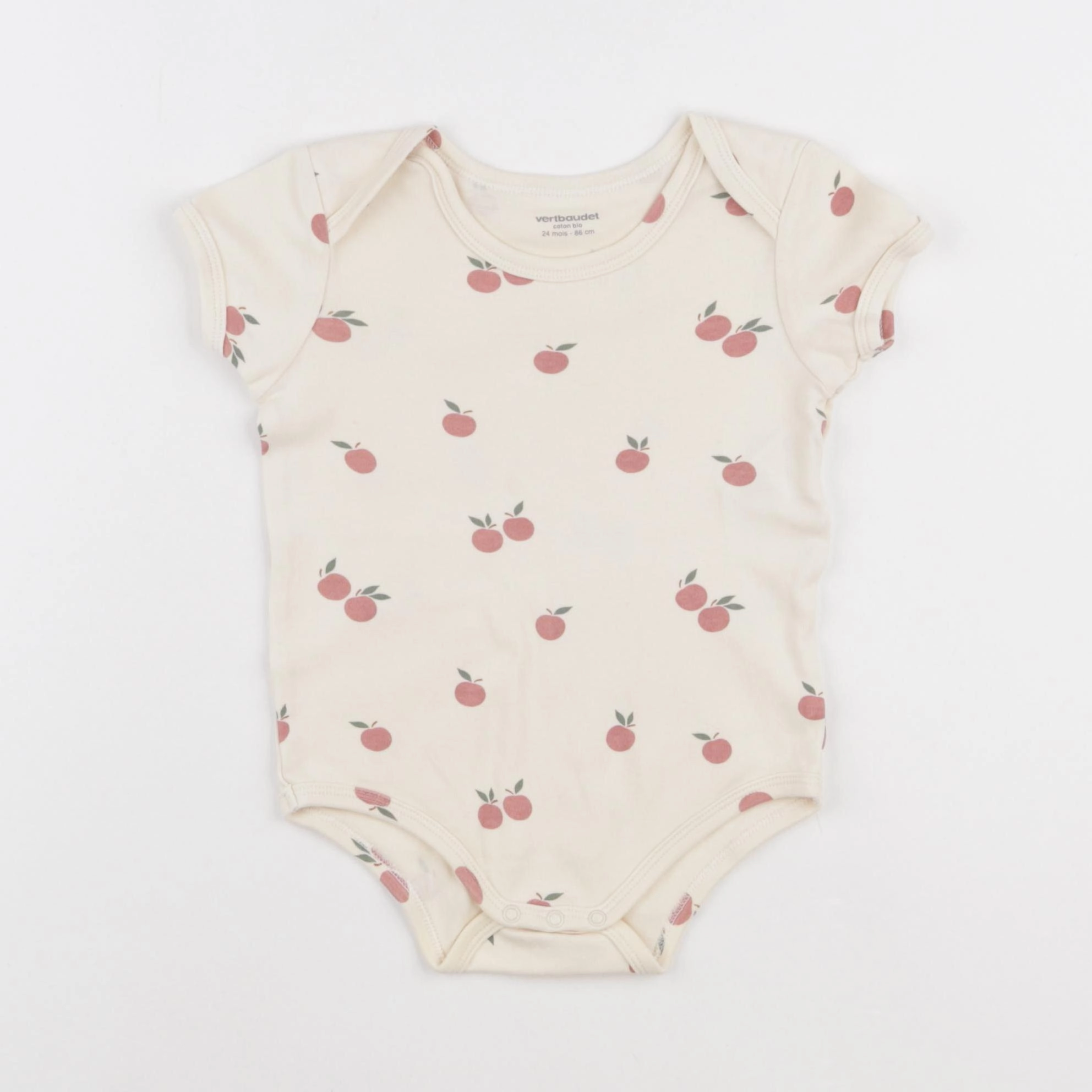 Vertbaudet - body beige - 24 mois