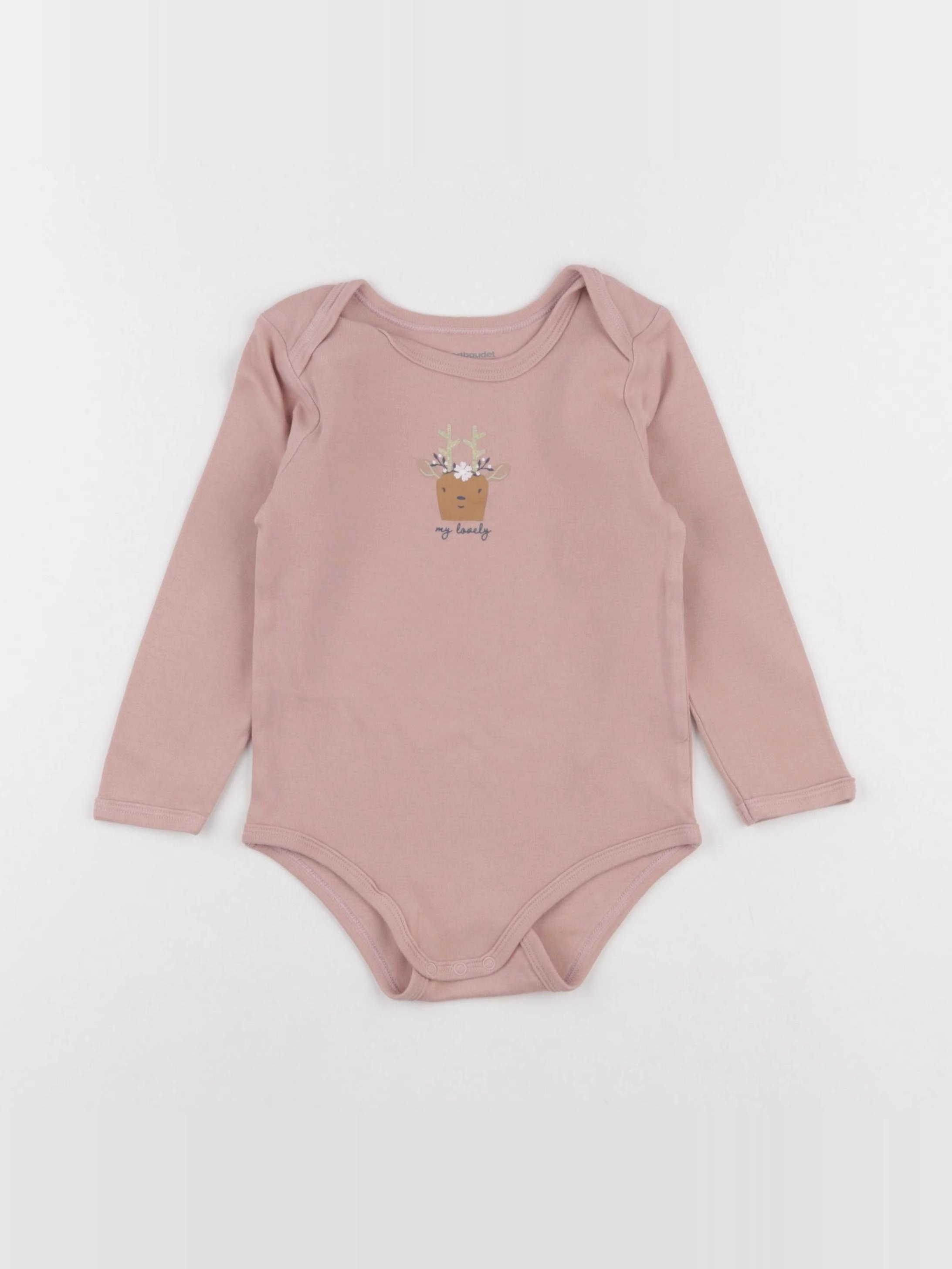 Vertbaudet - body rose - 36 mois