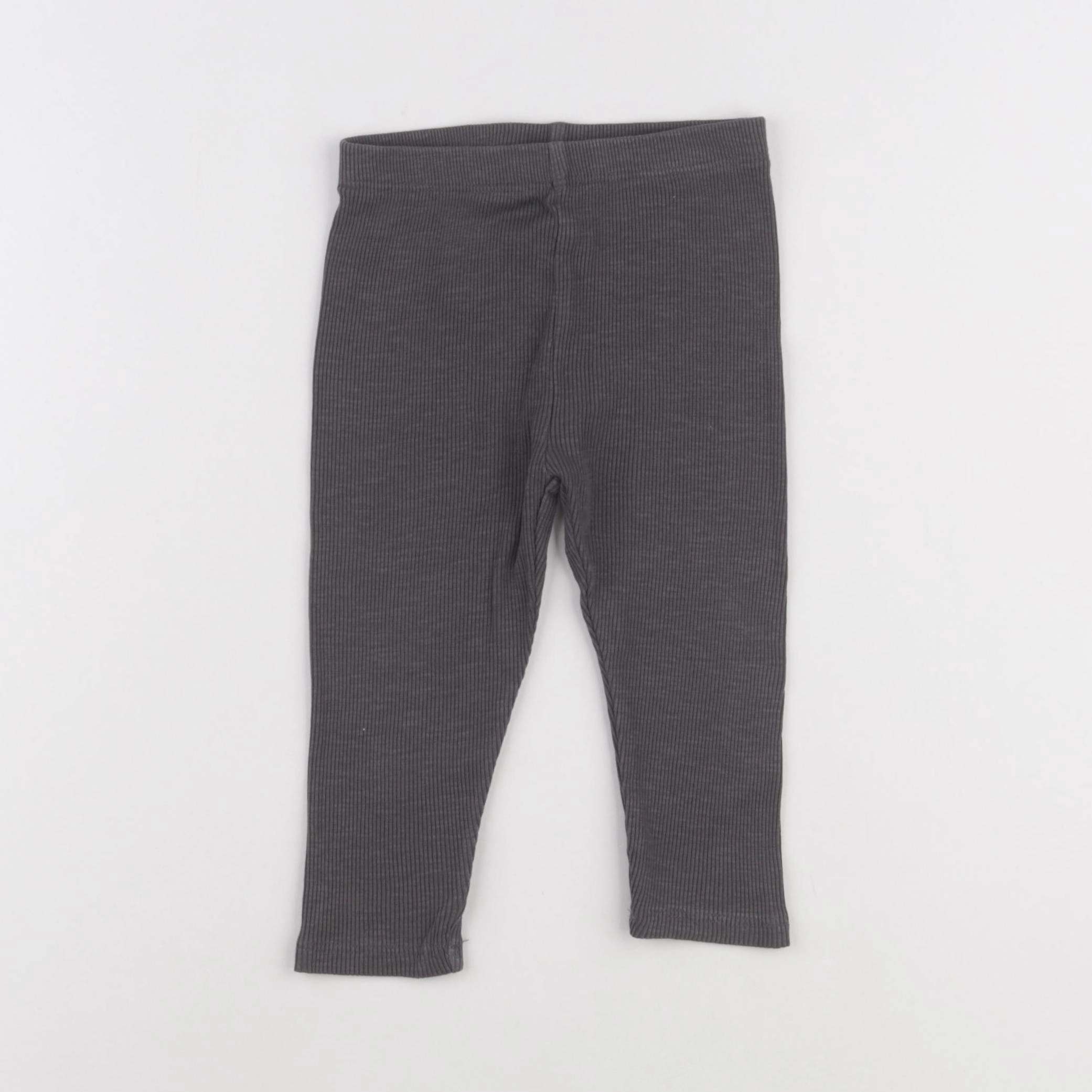 Vertbaudet - legging gris - 18 mois