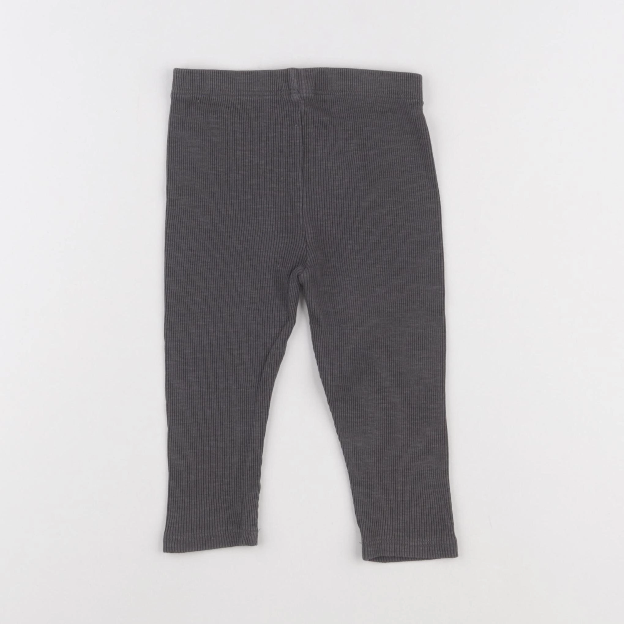 Vertbaudet - legging gris - 18 mois