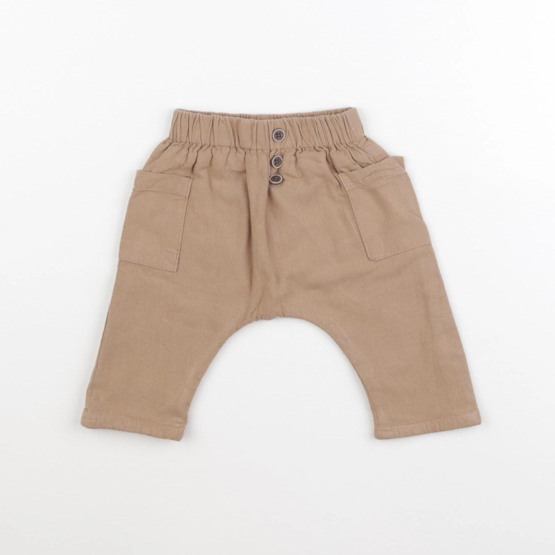 Vertbaudet - pantalon beige - 3 mois