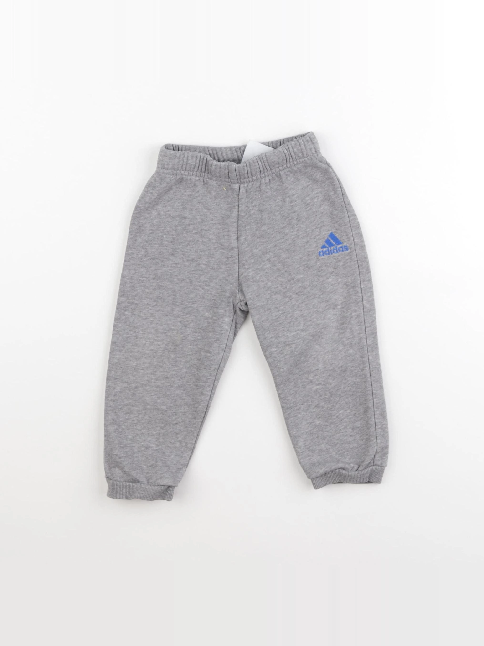 Adidas - jogging gris, bleu - 9/12 mois