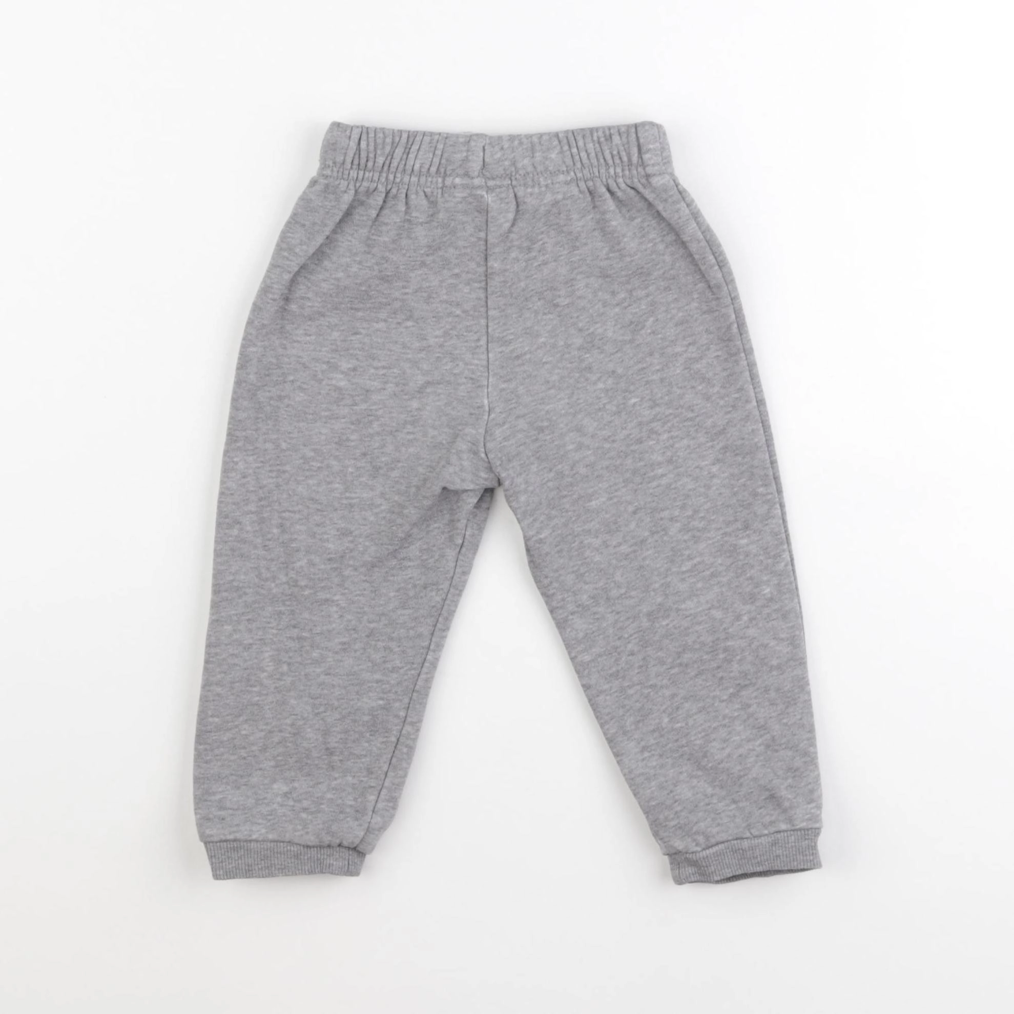 Adidas - jogging gris, bleu - 9/12 mois