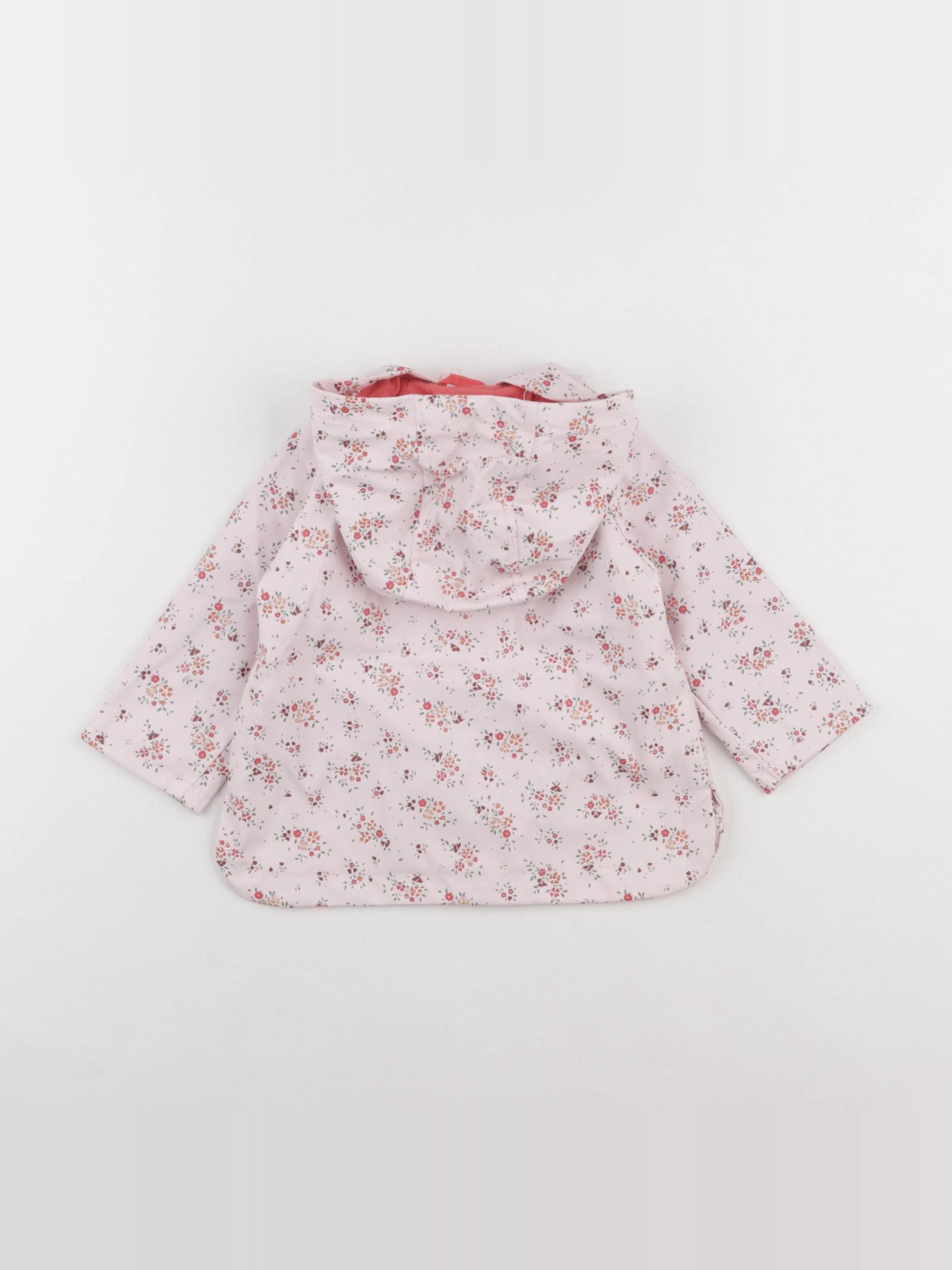 Vertbaudet - imperméable rose - 12 mois