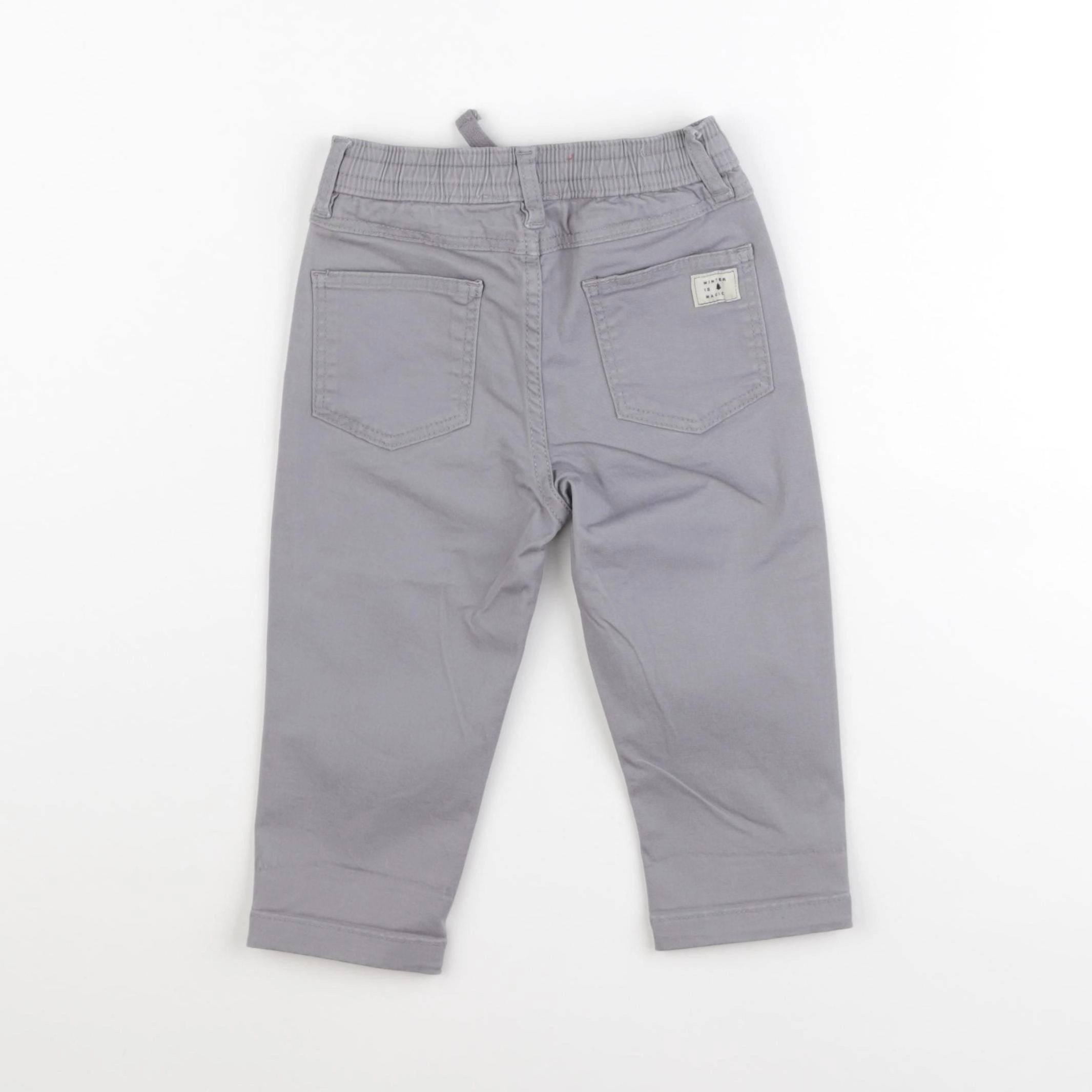 Mango - pantalon gris - 12/18 mois