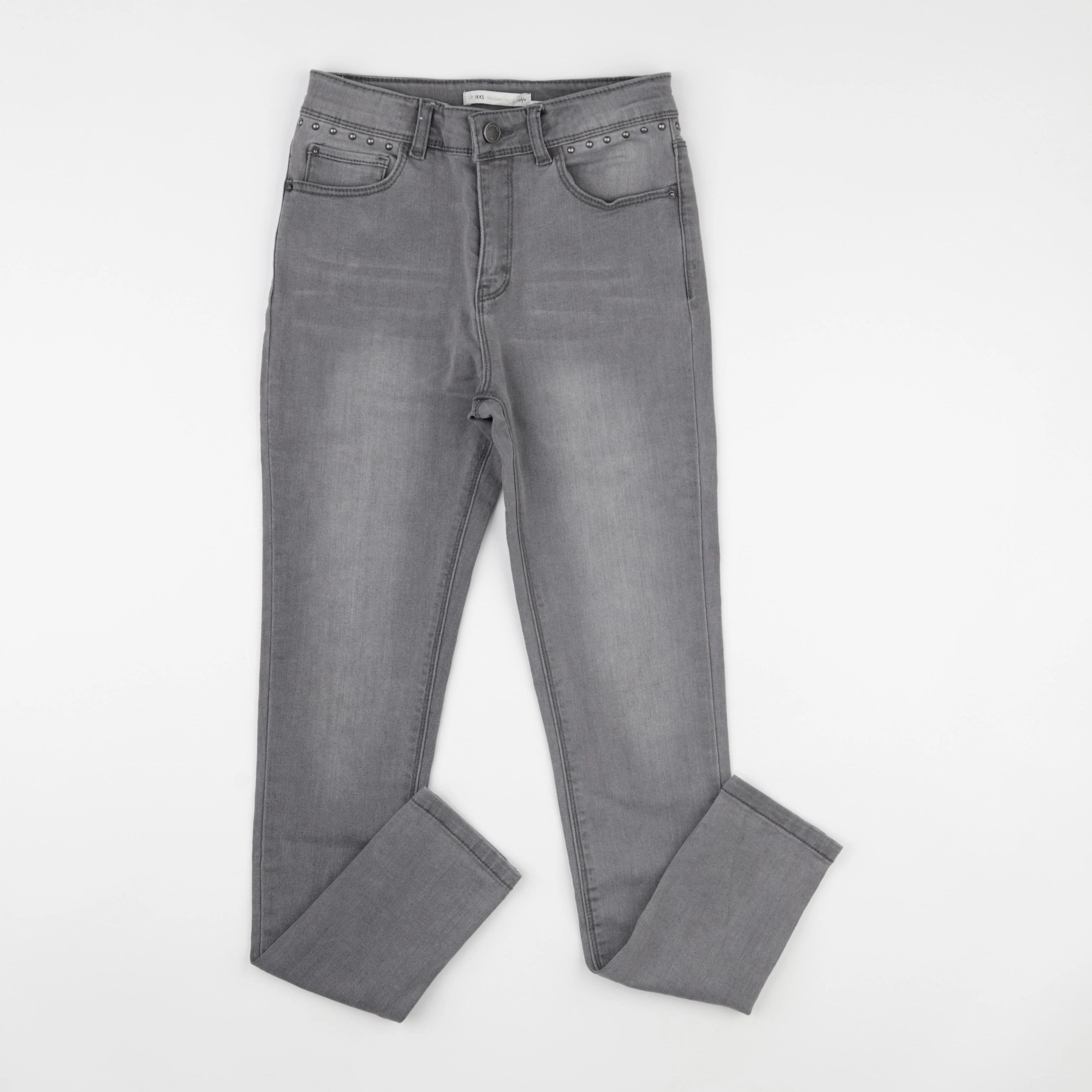 IKKS - jean gris - 12 ans
