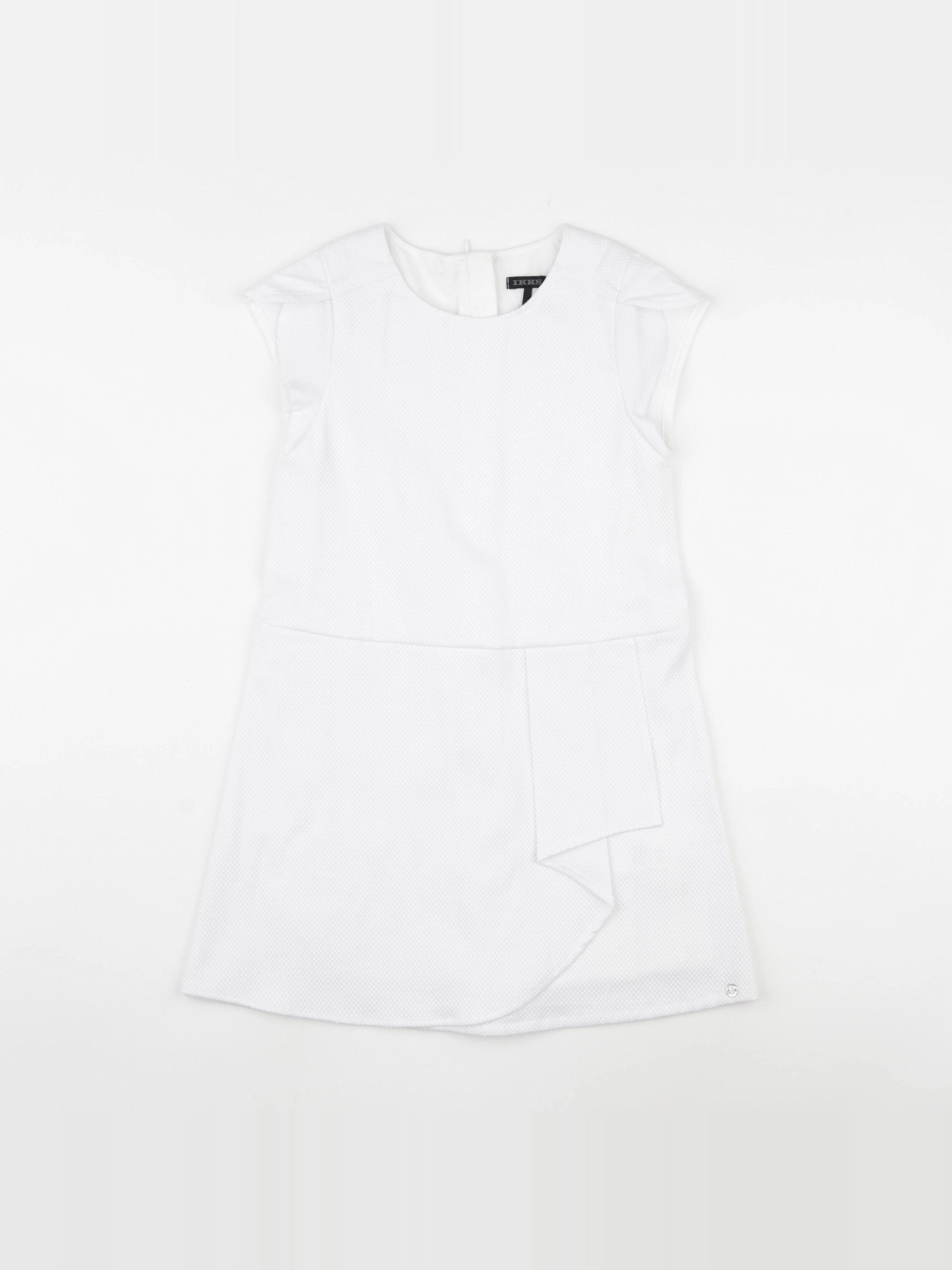 IKKS - robe blanc - 6 ans