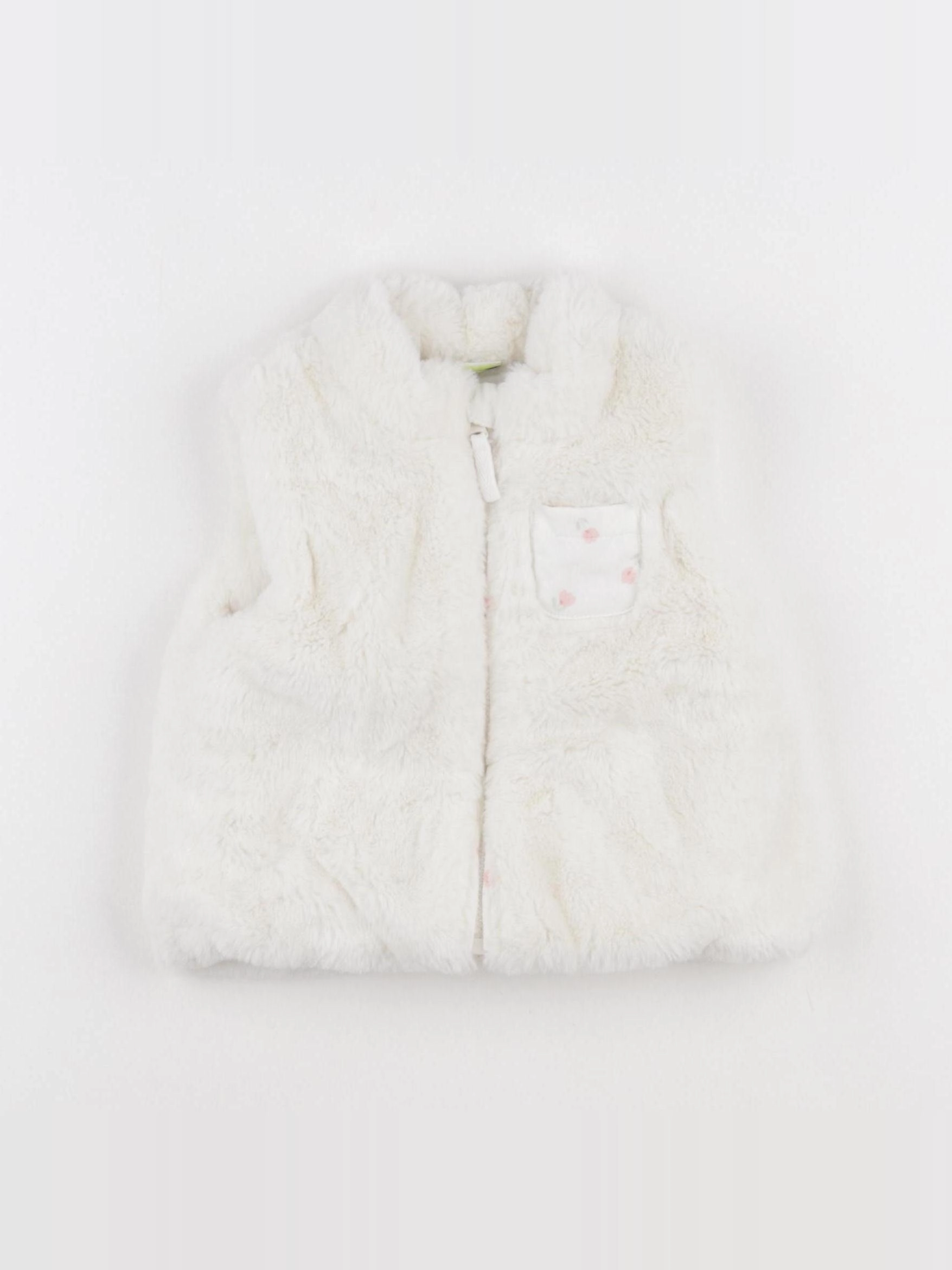 Tape à l'oeil - gilet blanc - 9 mois