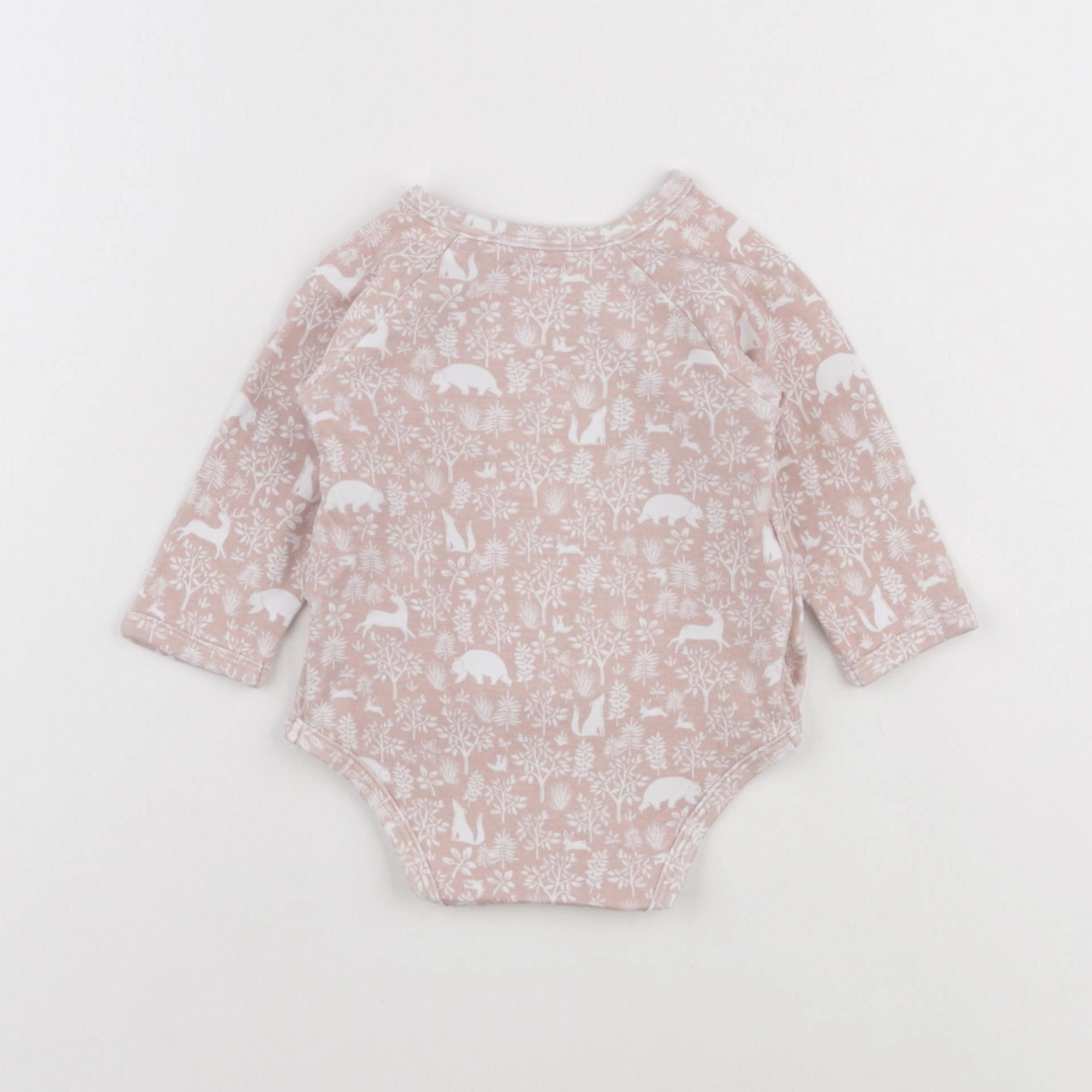 Vertbaudet - body rose - 12 mois