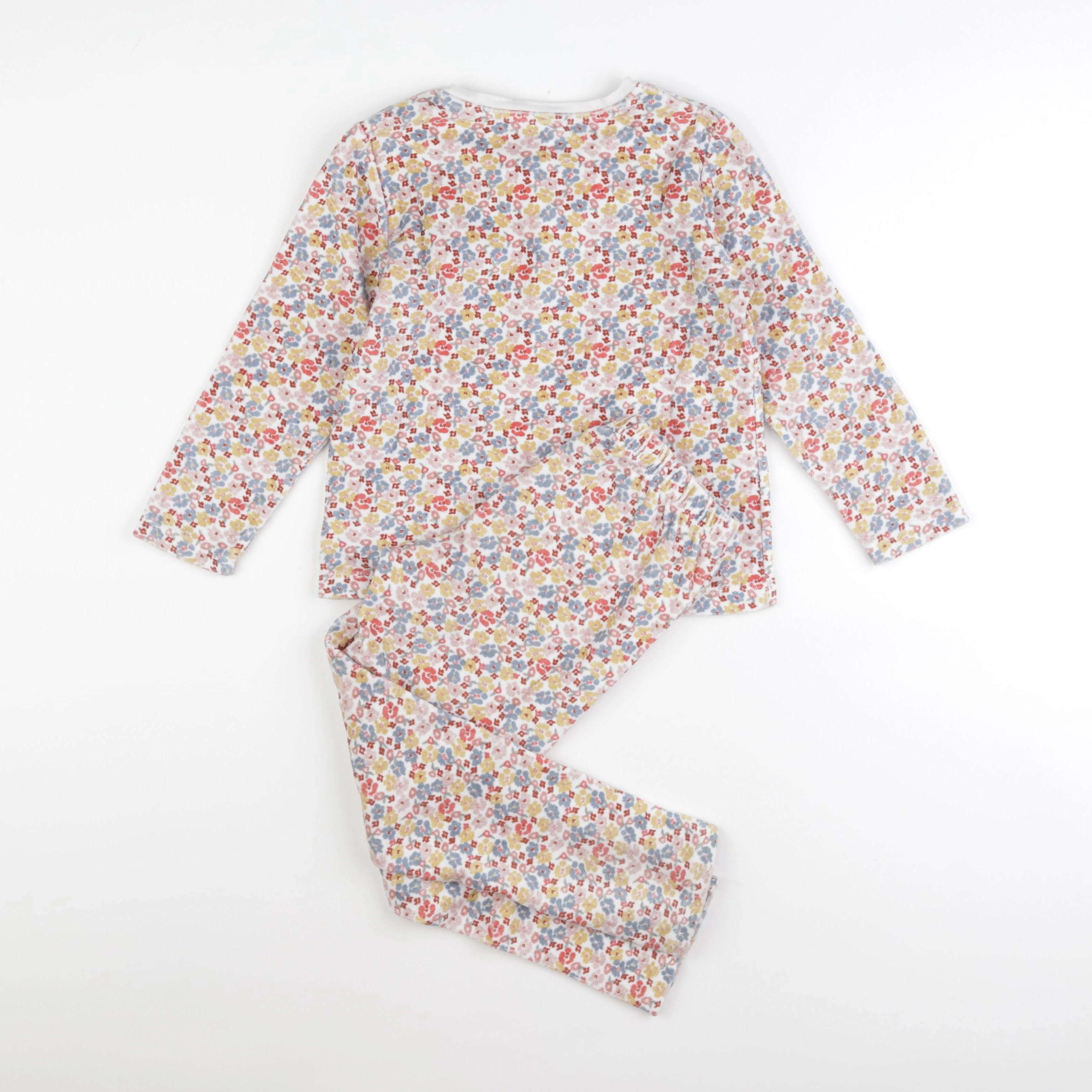 Monoprix - pyjama velours multicolore - 6 ans