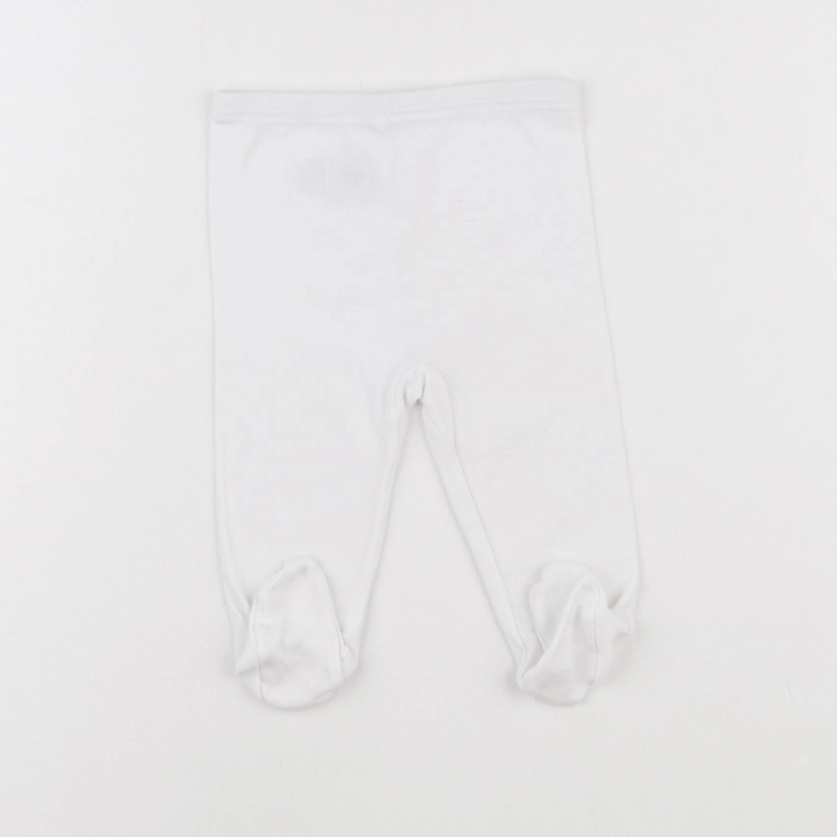 Petit Bateau - legging blanc - 3 mois