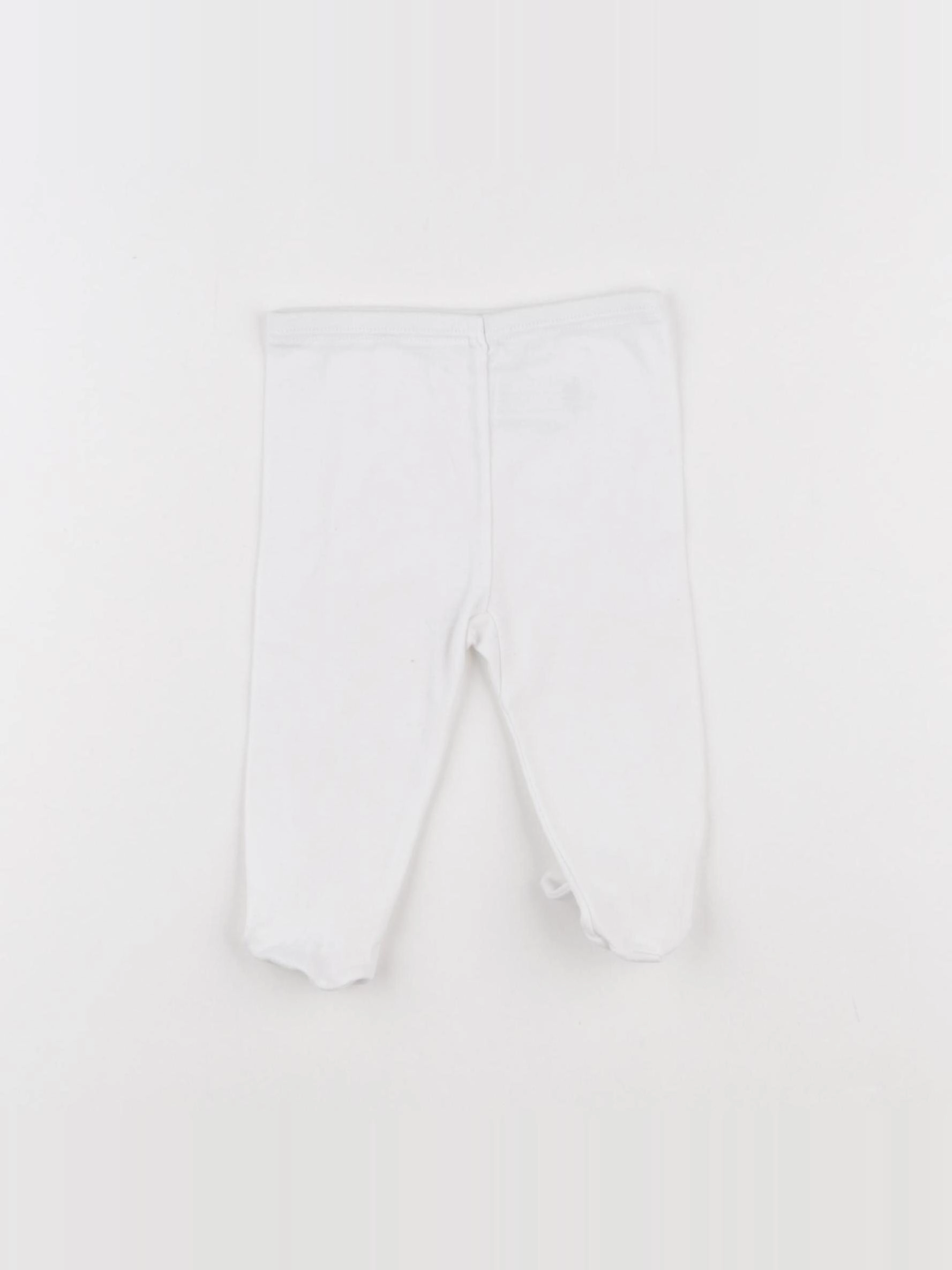 Petit Bateau - legging blanc - 3 mois