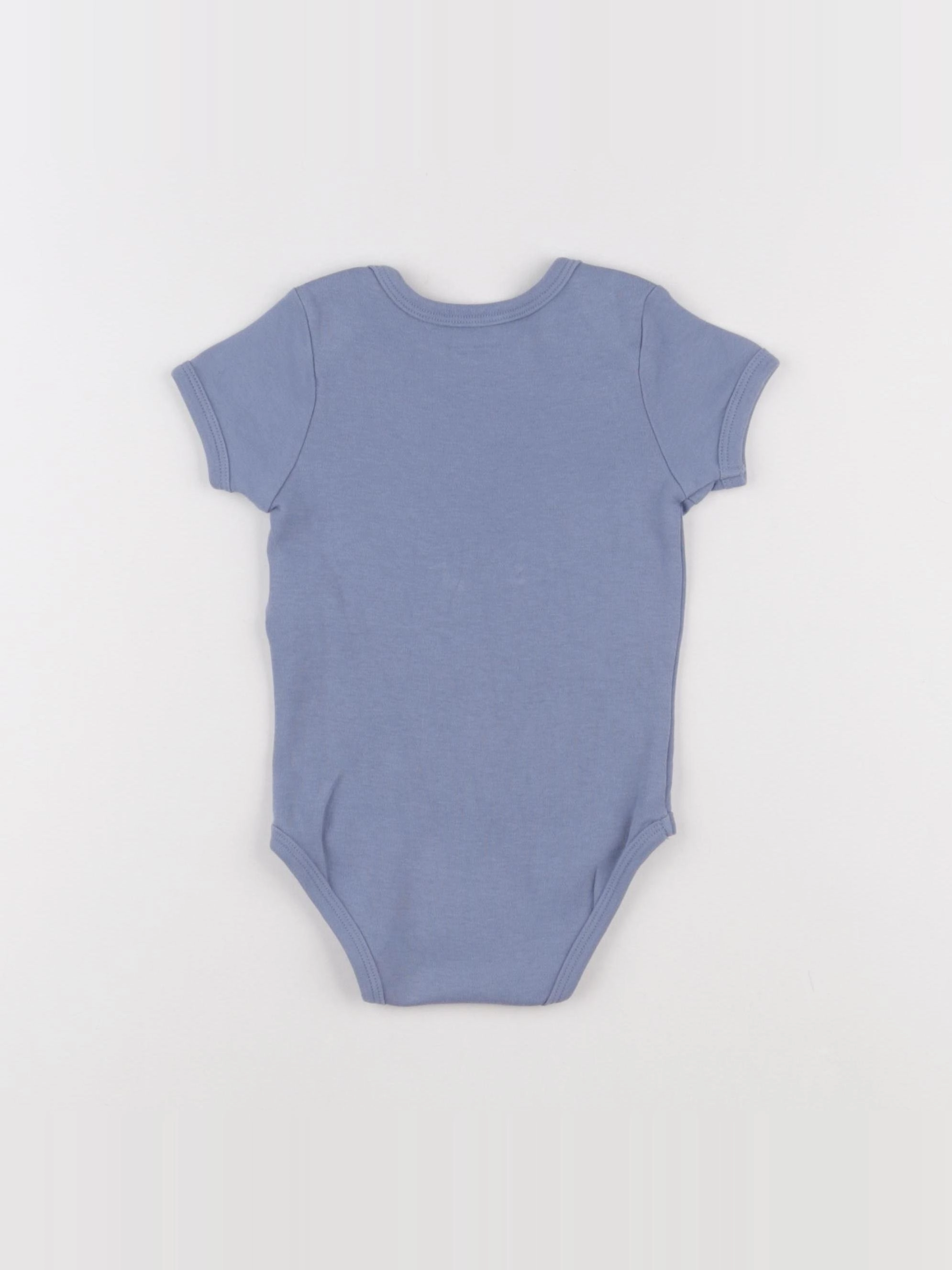 Vertbaudet - body bleu - 12 mois