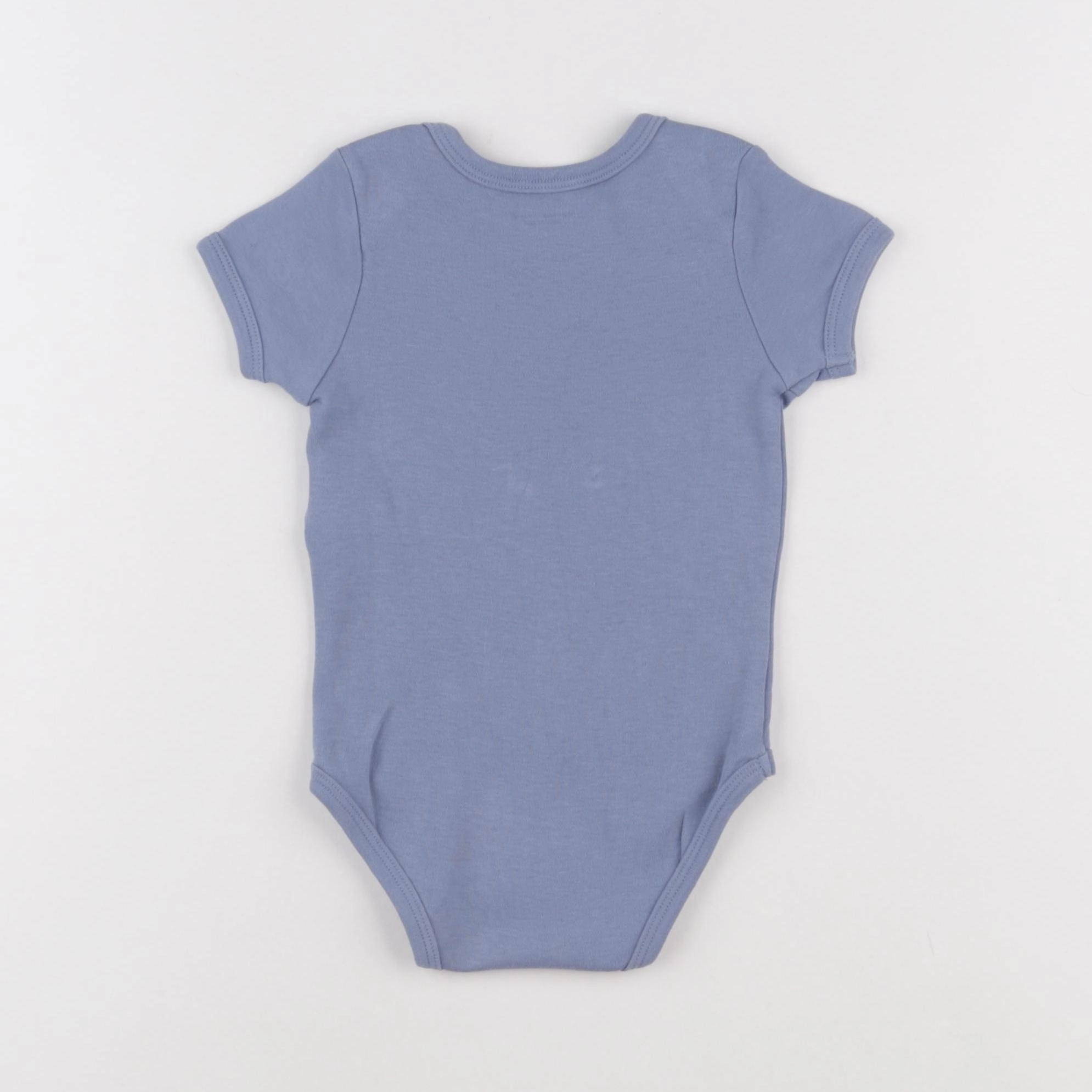 Vertbaudet - body bleu - 12 mois