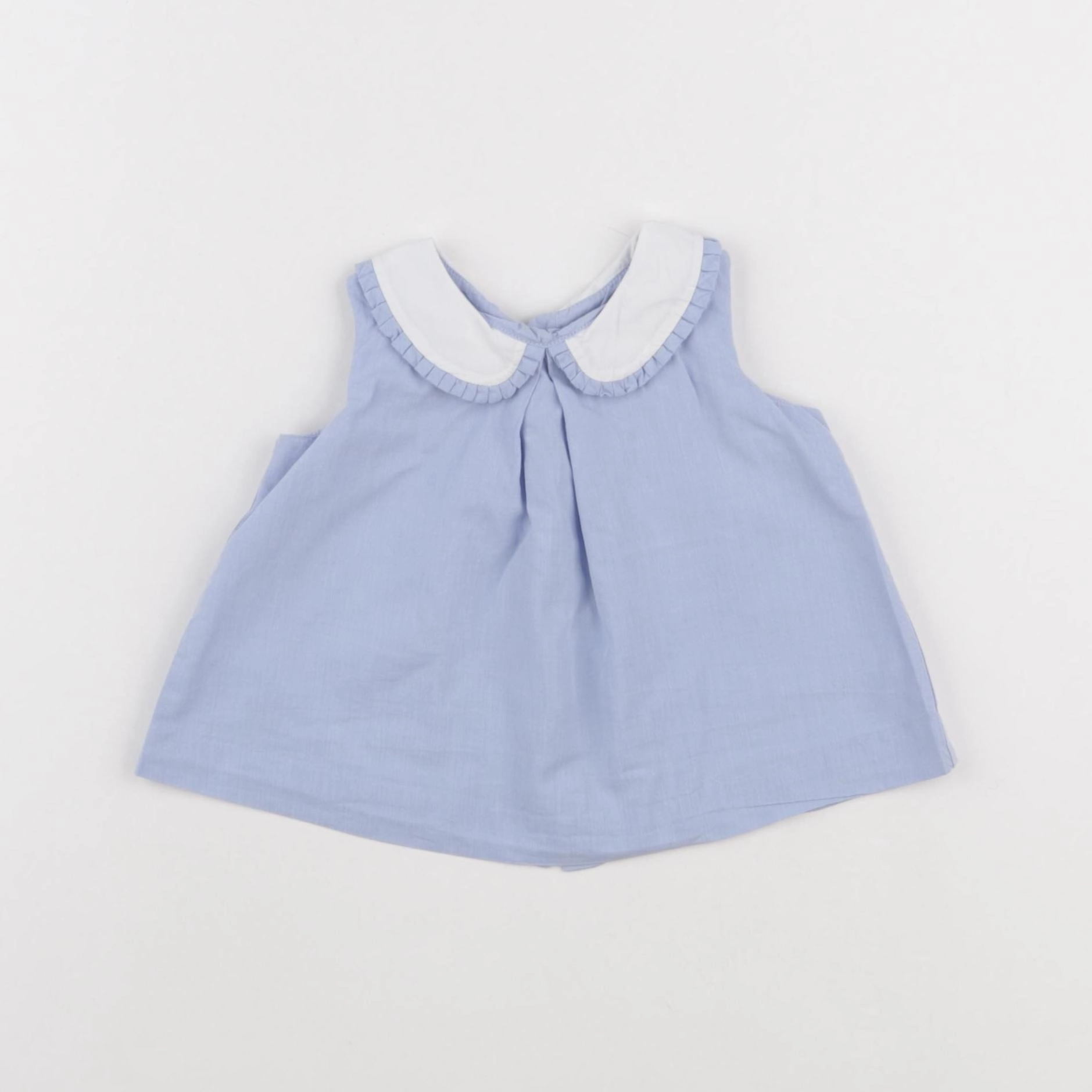 Jacadi - blouse bleu - 6 mois