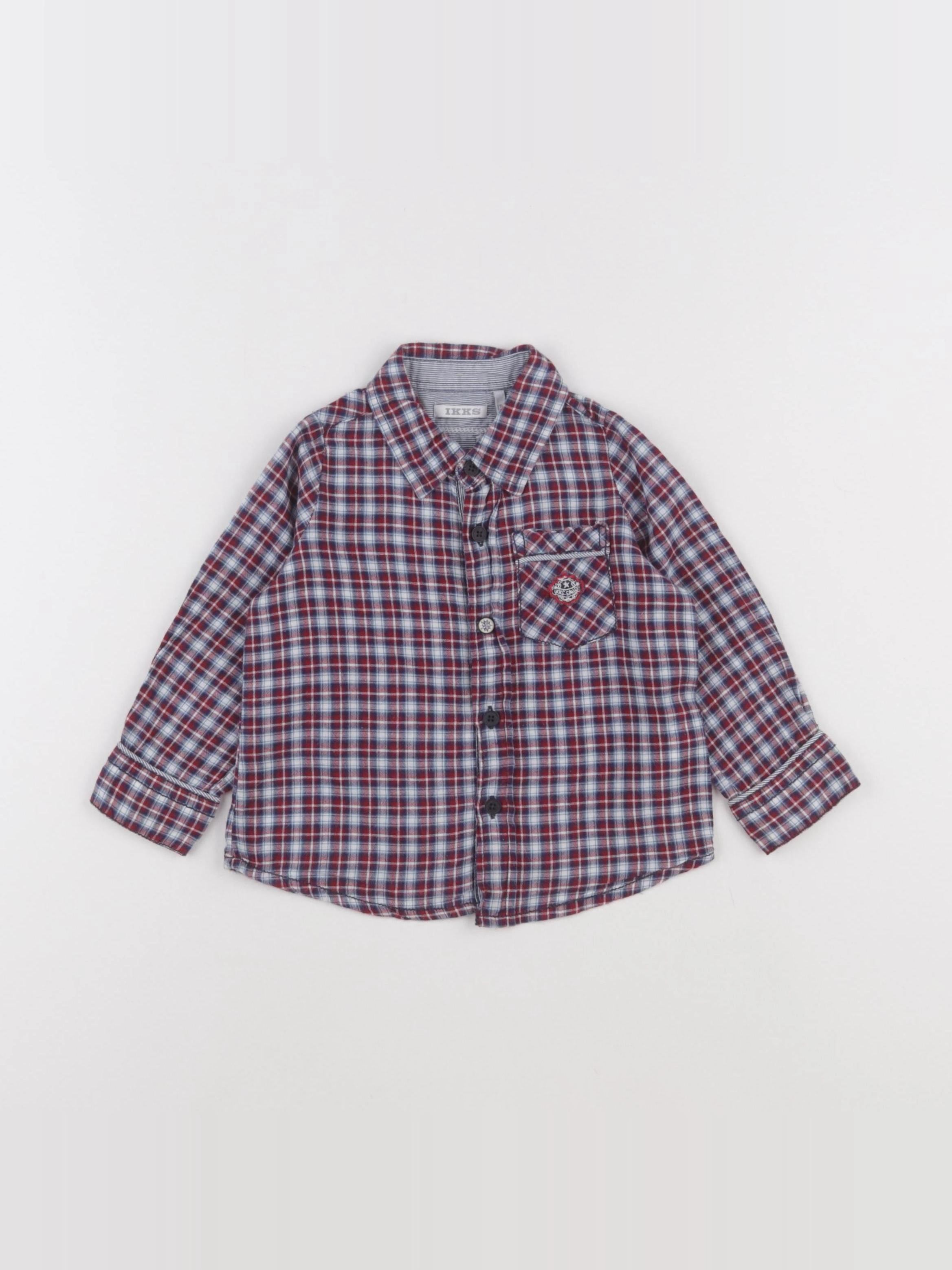 IKKS - chemise rouge - 12 mois