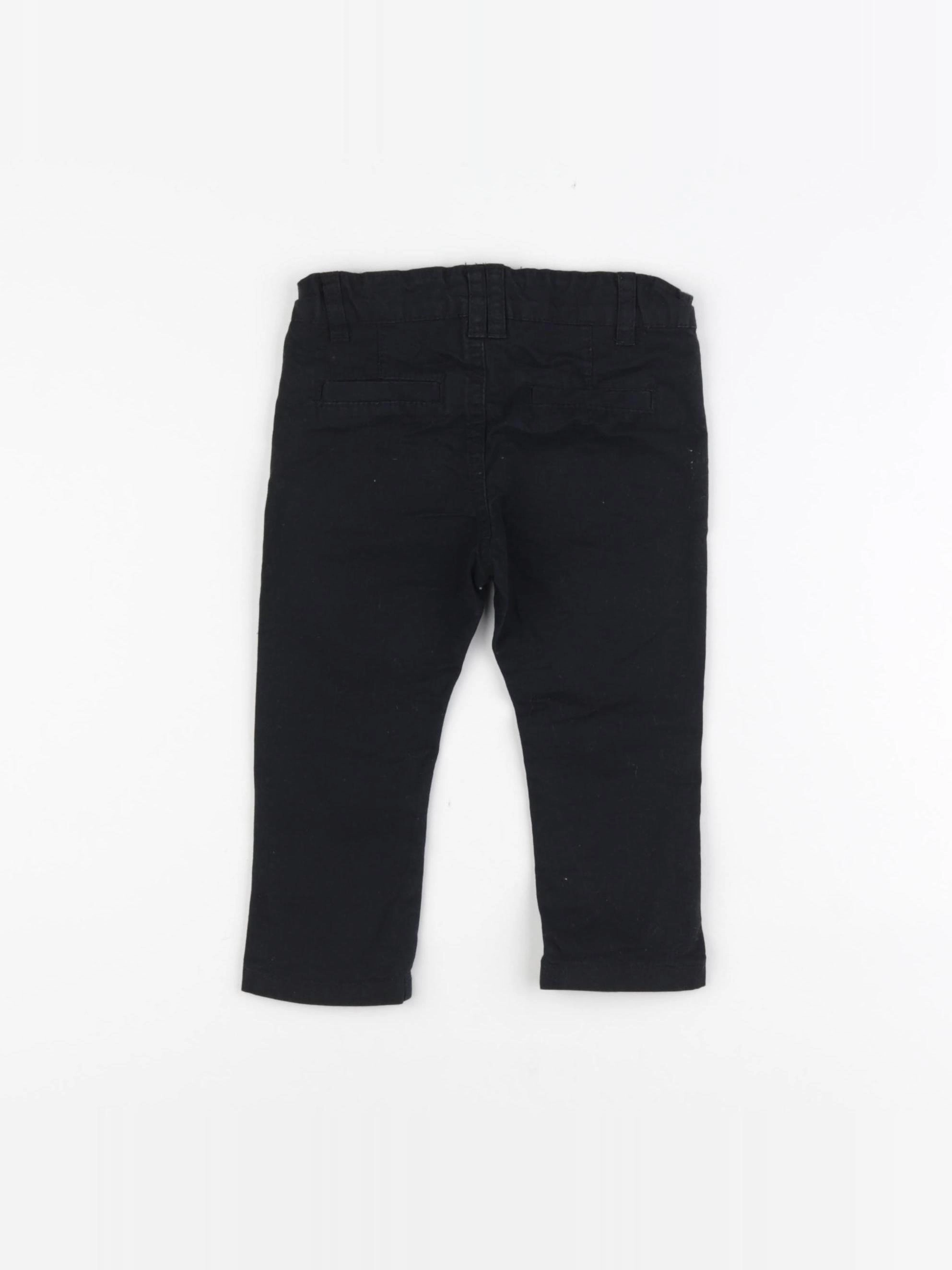 Vertbaudet - pantalon noir - 9 mois