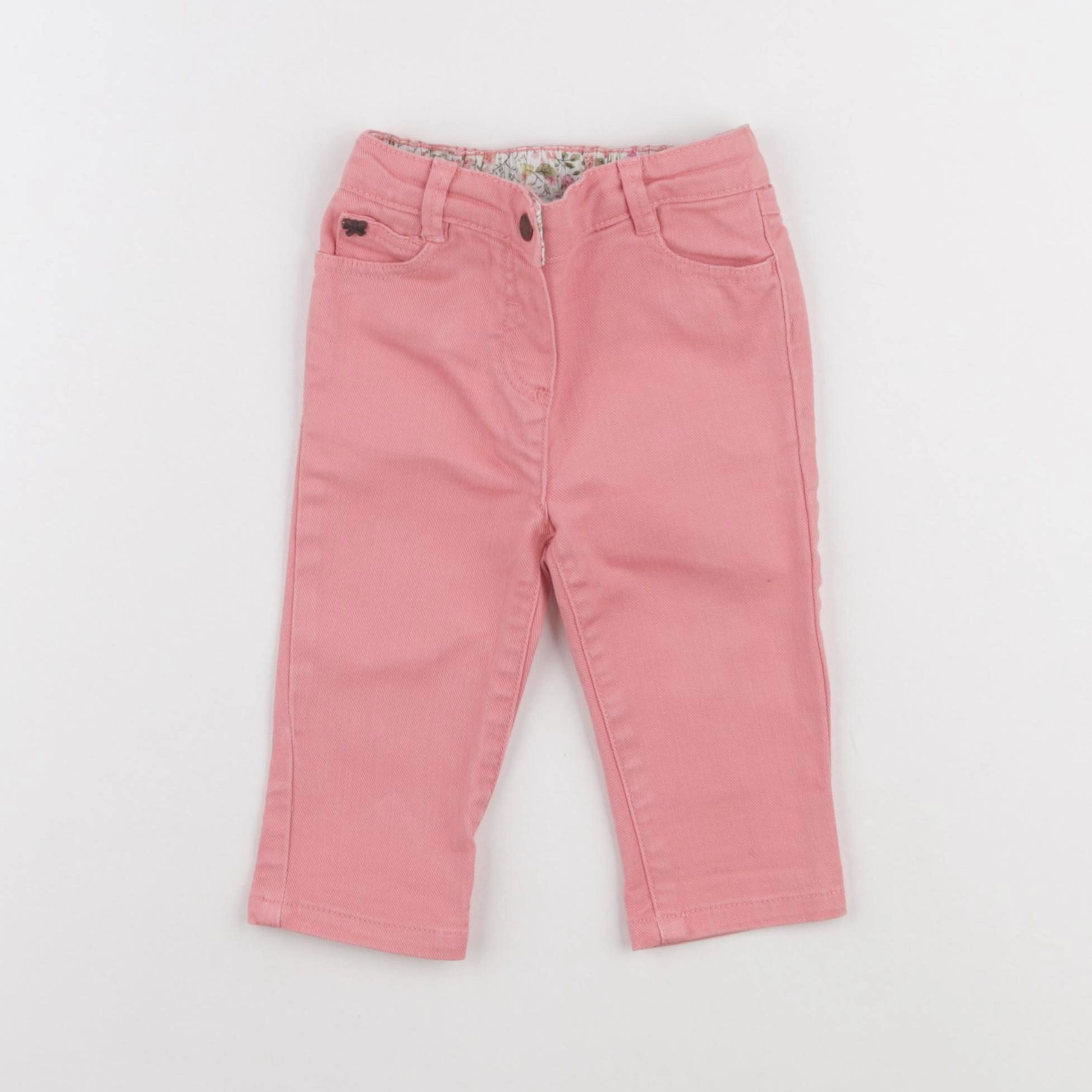 Cyrillus - pantalon rose - 9 mois