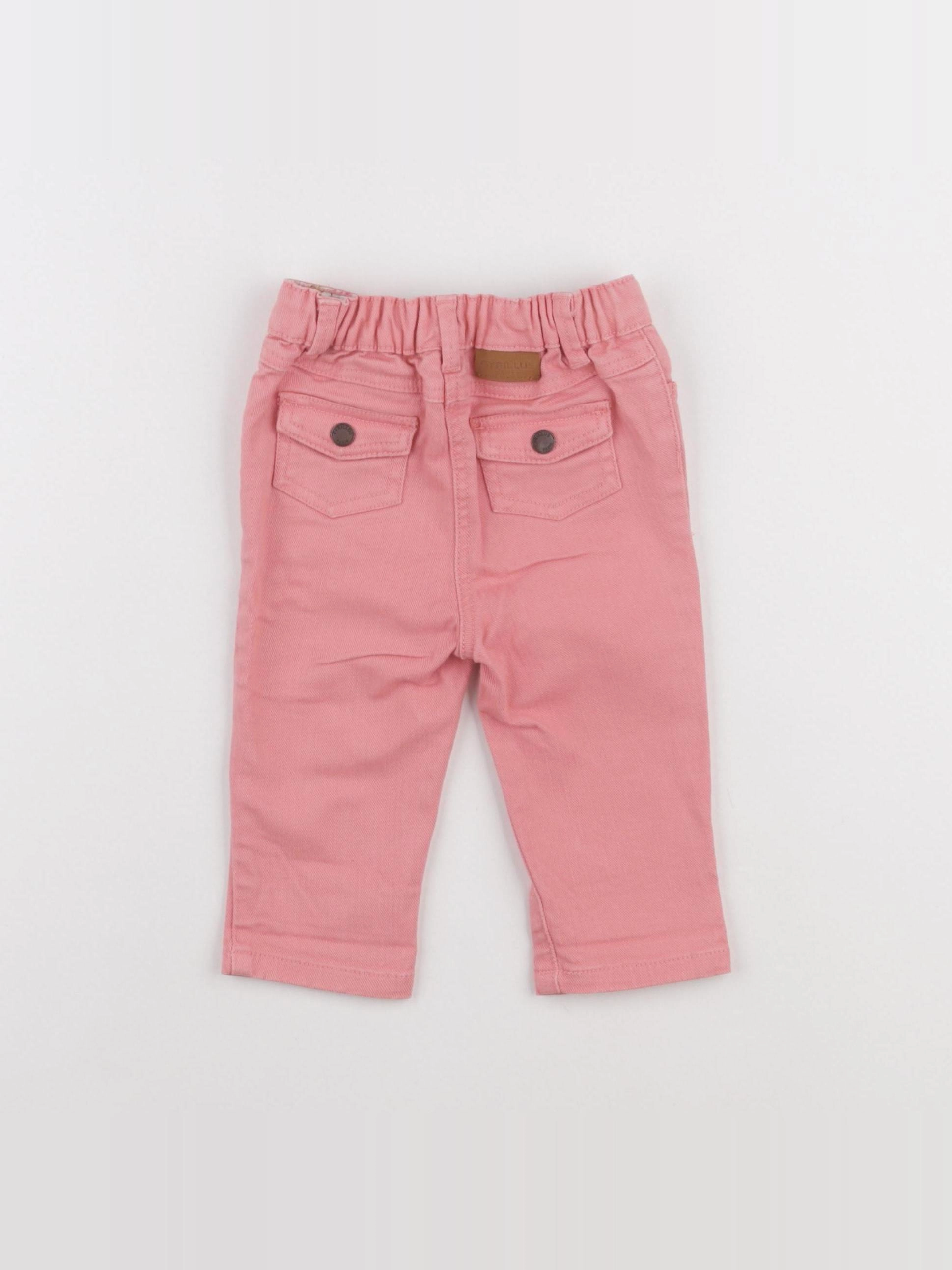 Cyrillus - pantalon rose - 9 mois