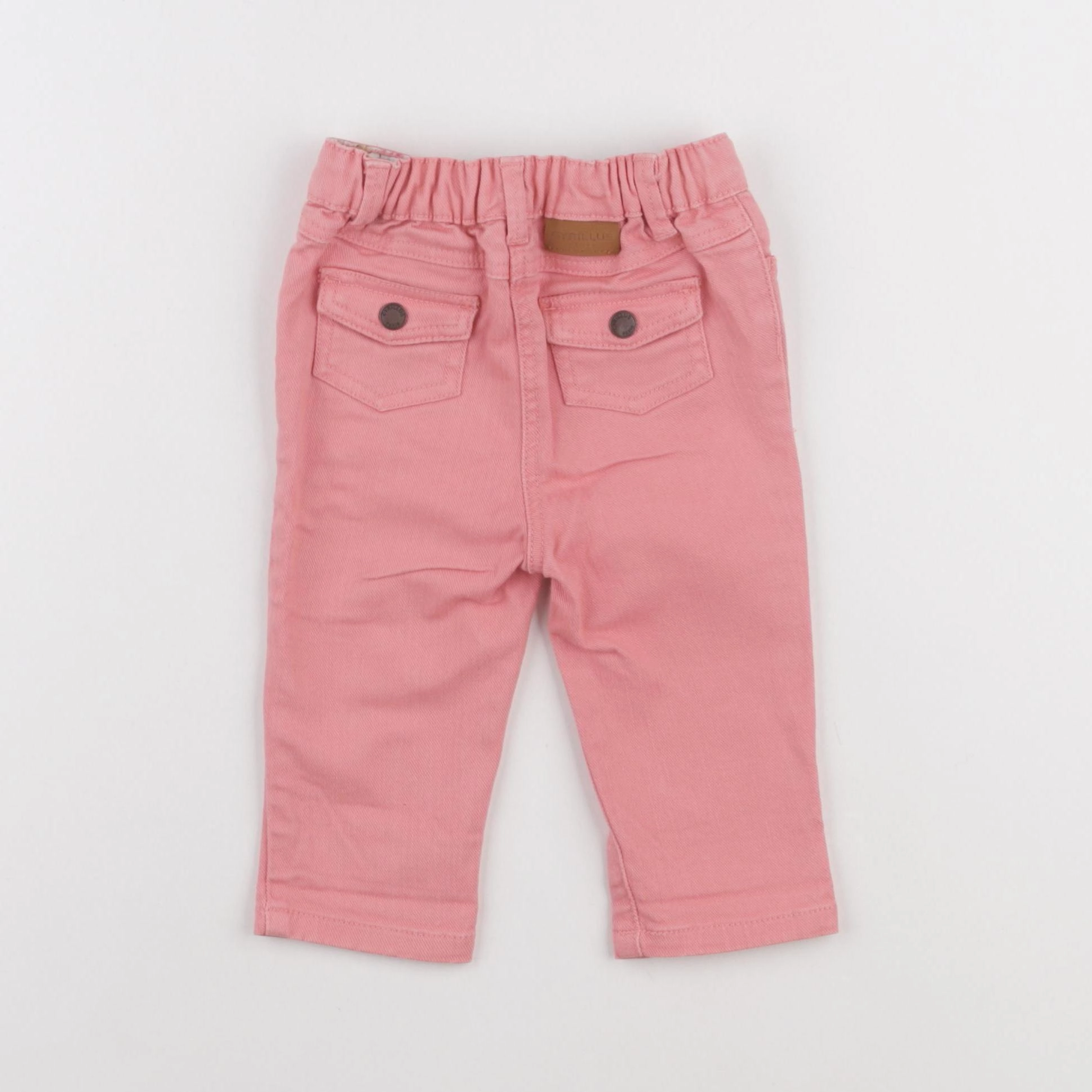 Cyrillus - pantalon rose - 9 mois