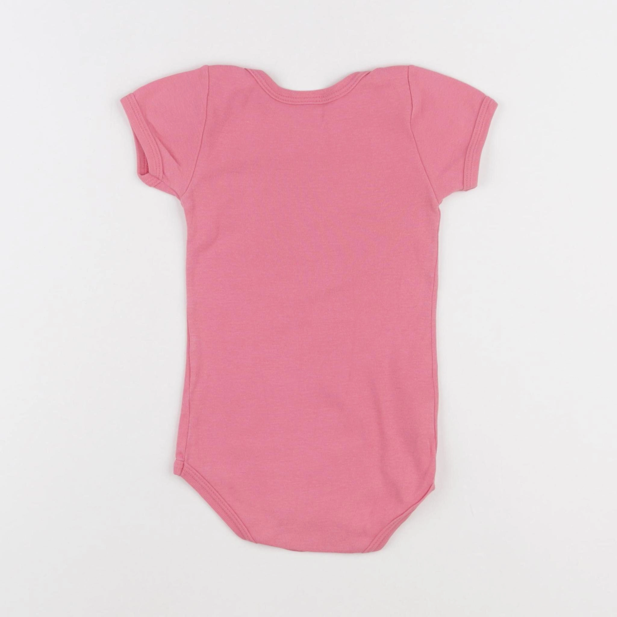 Petit Bateau - body rose - 18 mois