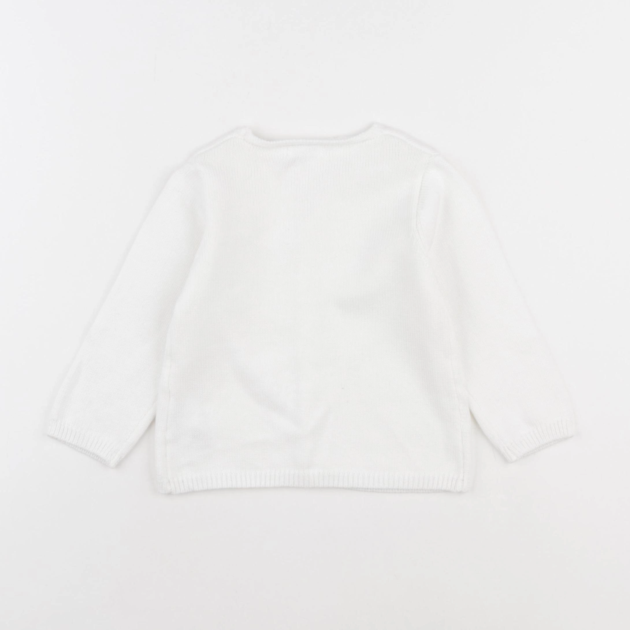 Boutchou - gilet blanc - 18 mois