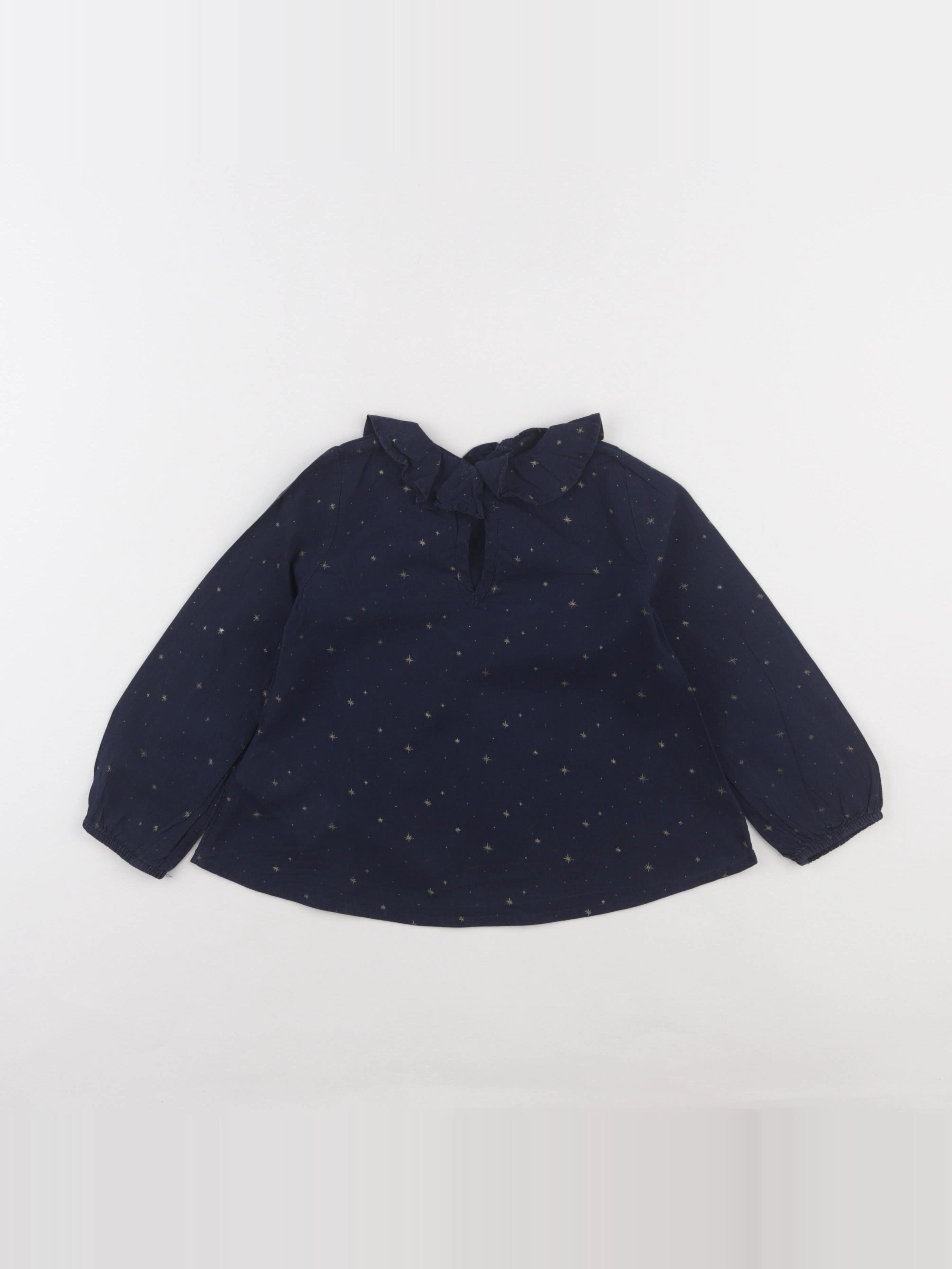 Vertbaudet - blouse bleu - 4 ans