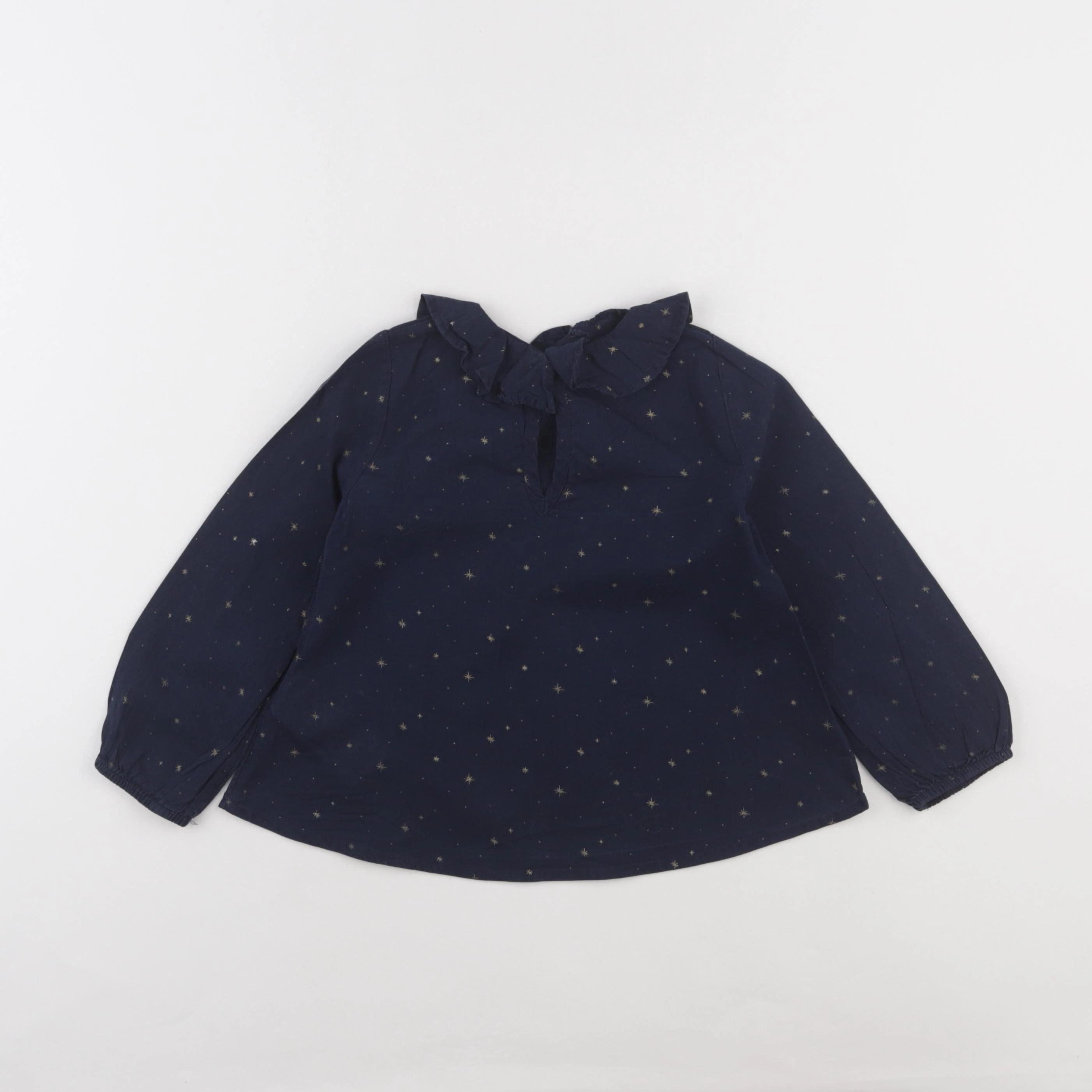 Vertbaudet - blouse bleu - 4 ans