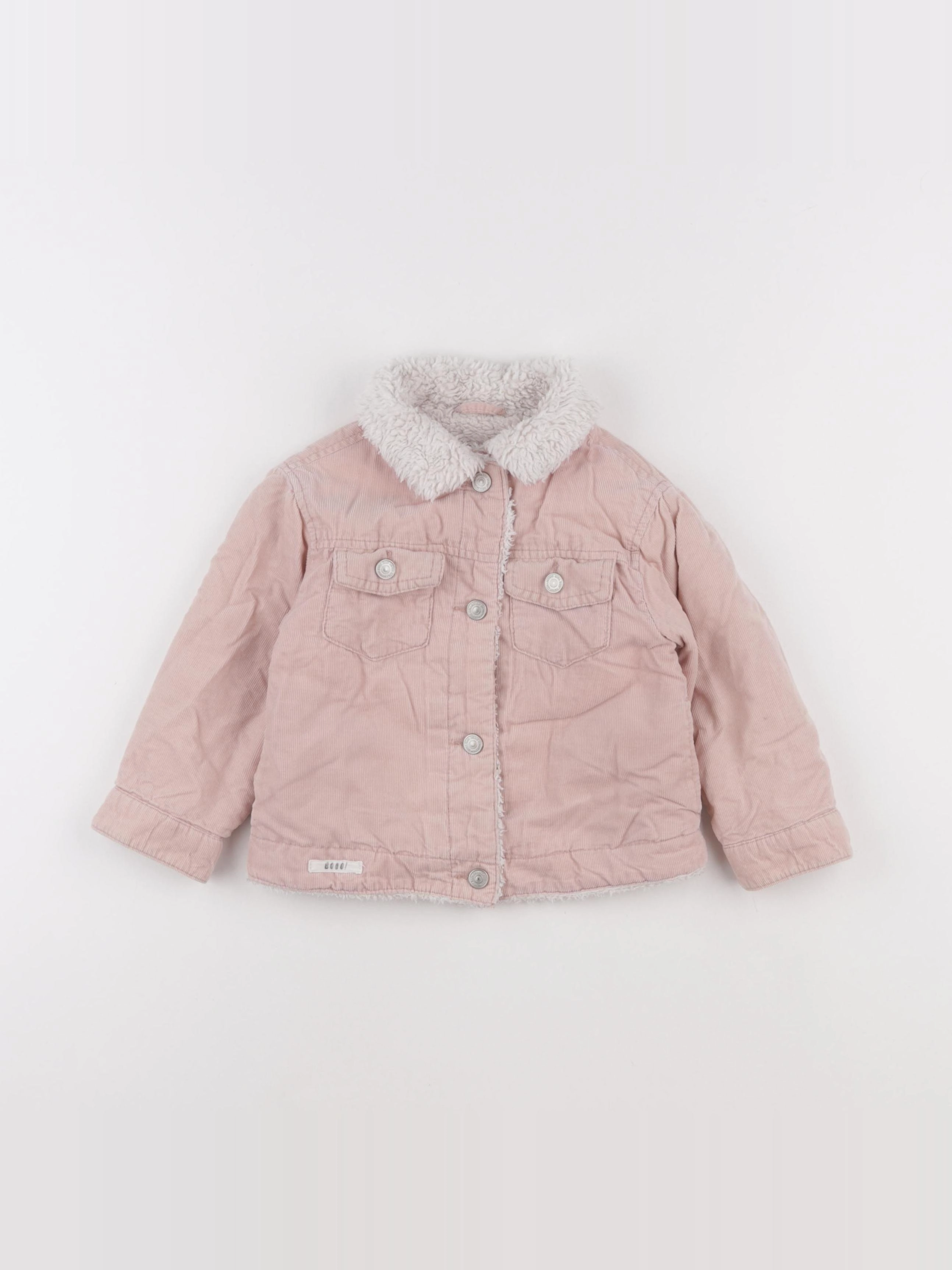 Zara - veste rose - 12/18 mois
