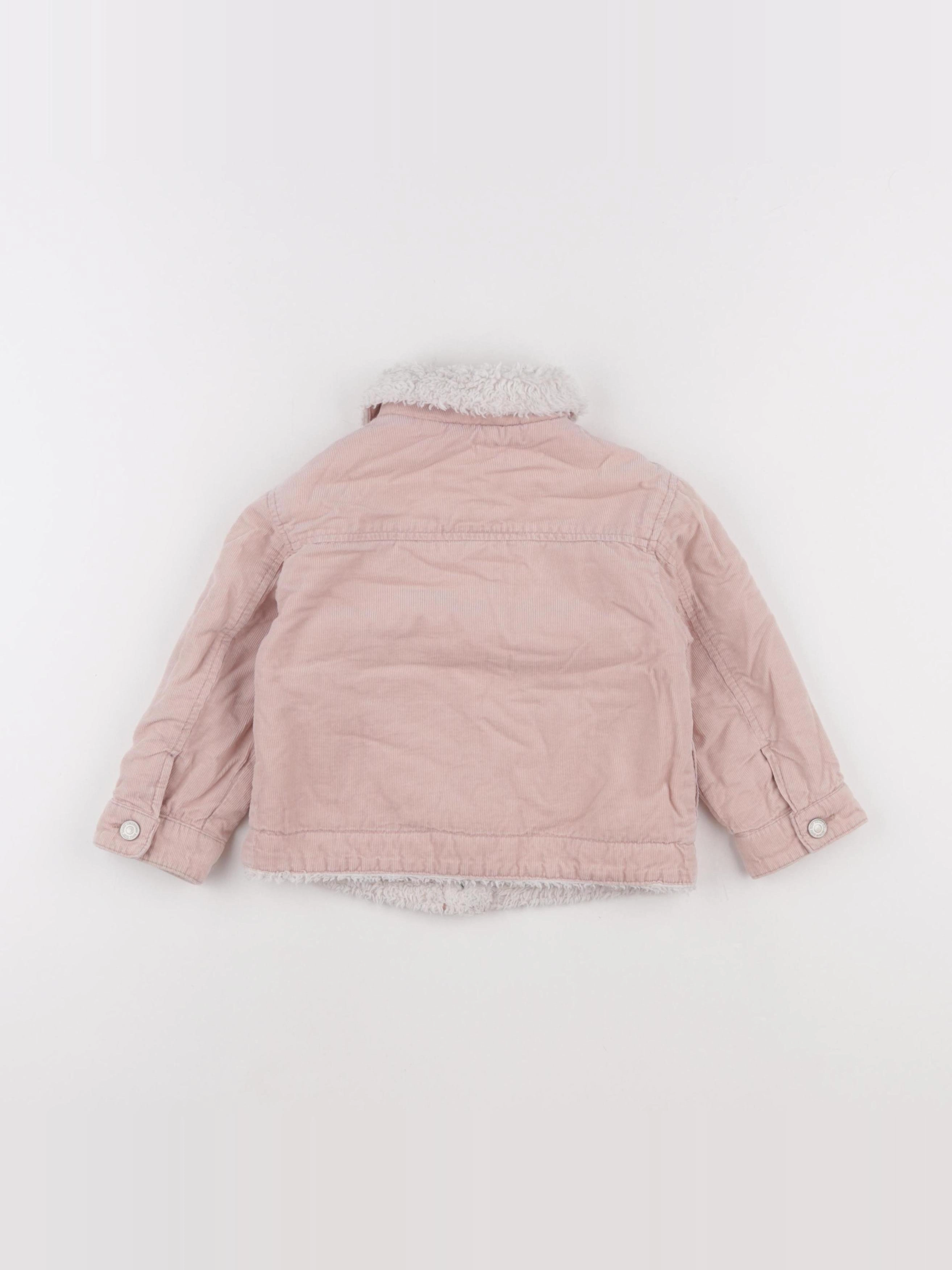 Zara - veste rose - 12/18 mois