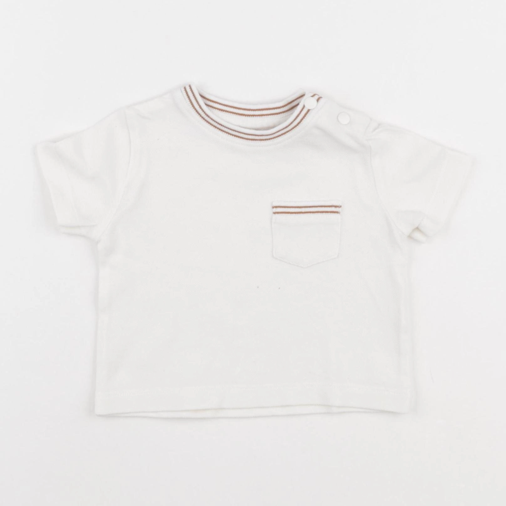 Boutchou - tee-shirt blanc - 6 mois