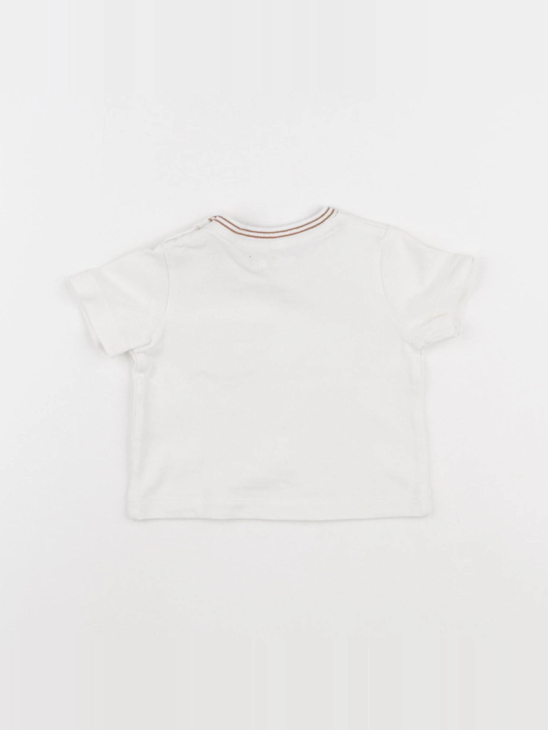 Boutchou - tee-shirt blanc - 6 mois