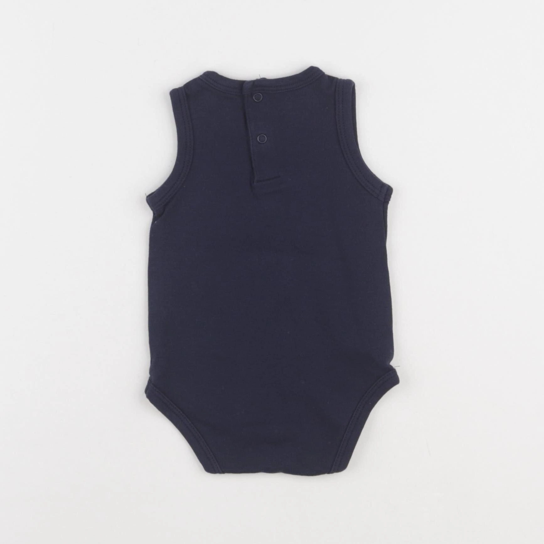 Vertbaudet - body bleu - 6 mois
