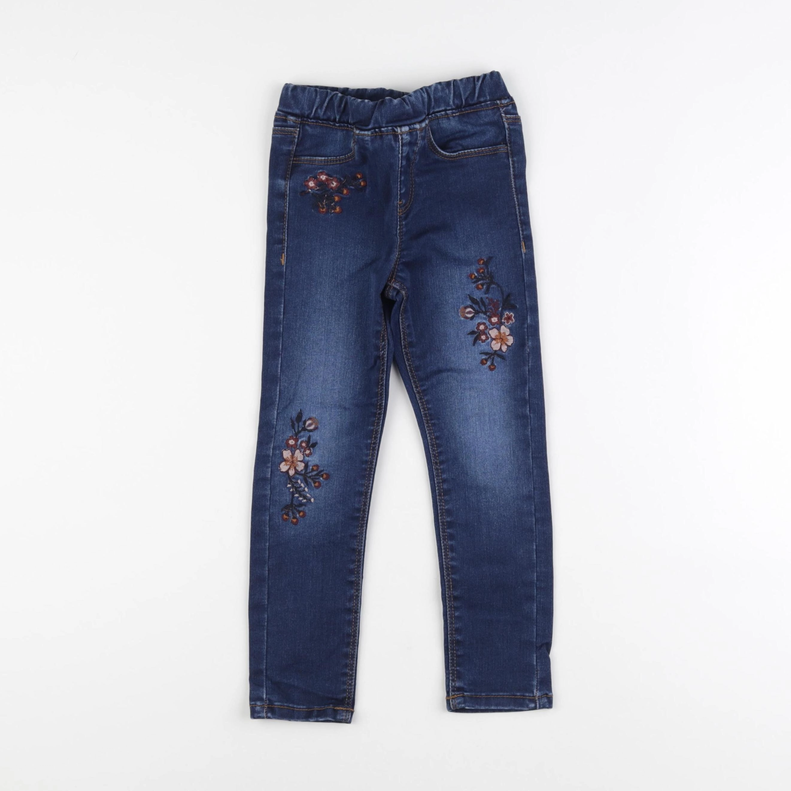 Vertbaudet - jegging bleu - 4 ans