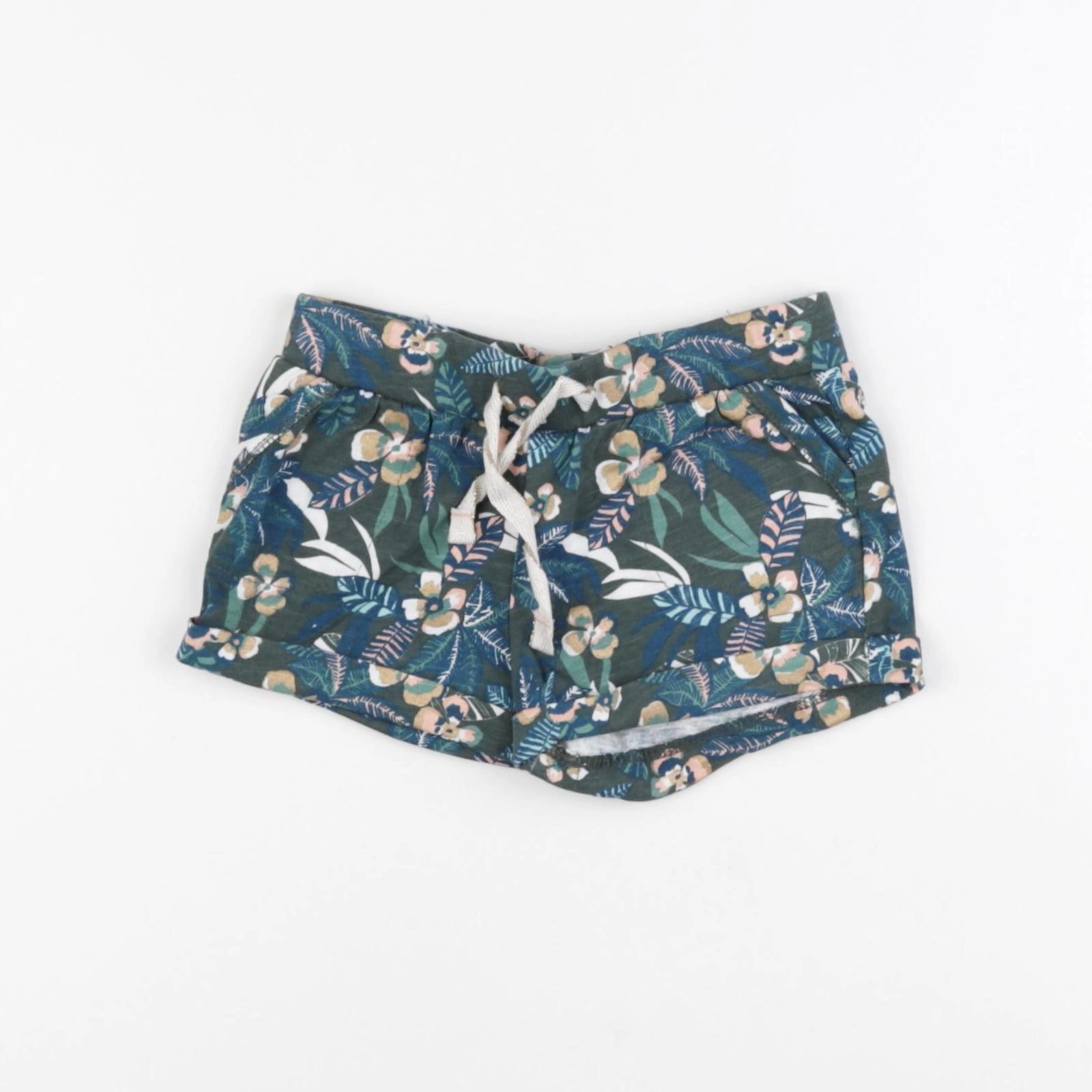 Vertbaudet - short vert, rose - 3 ans