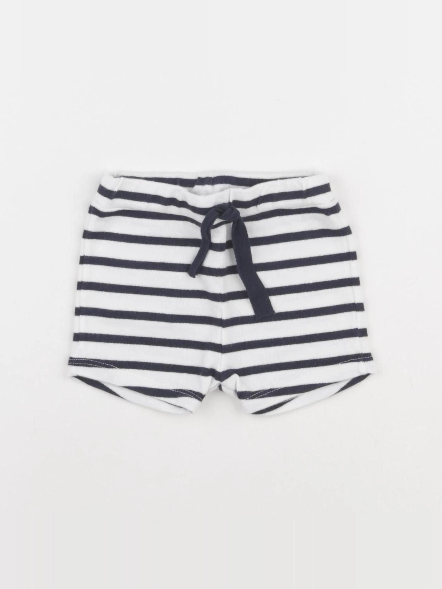 Petit Bateau - short bleu - 6 mois