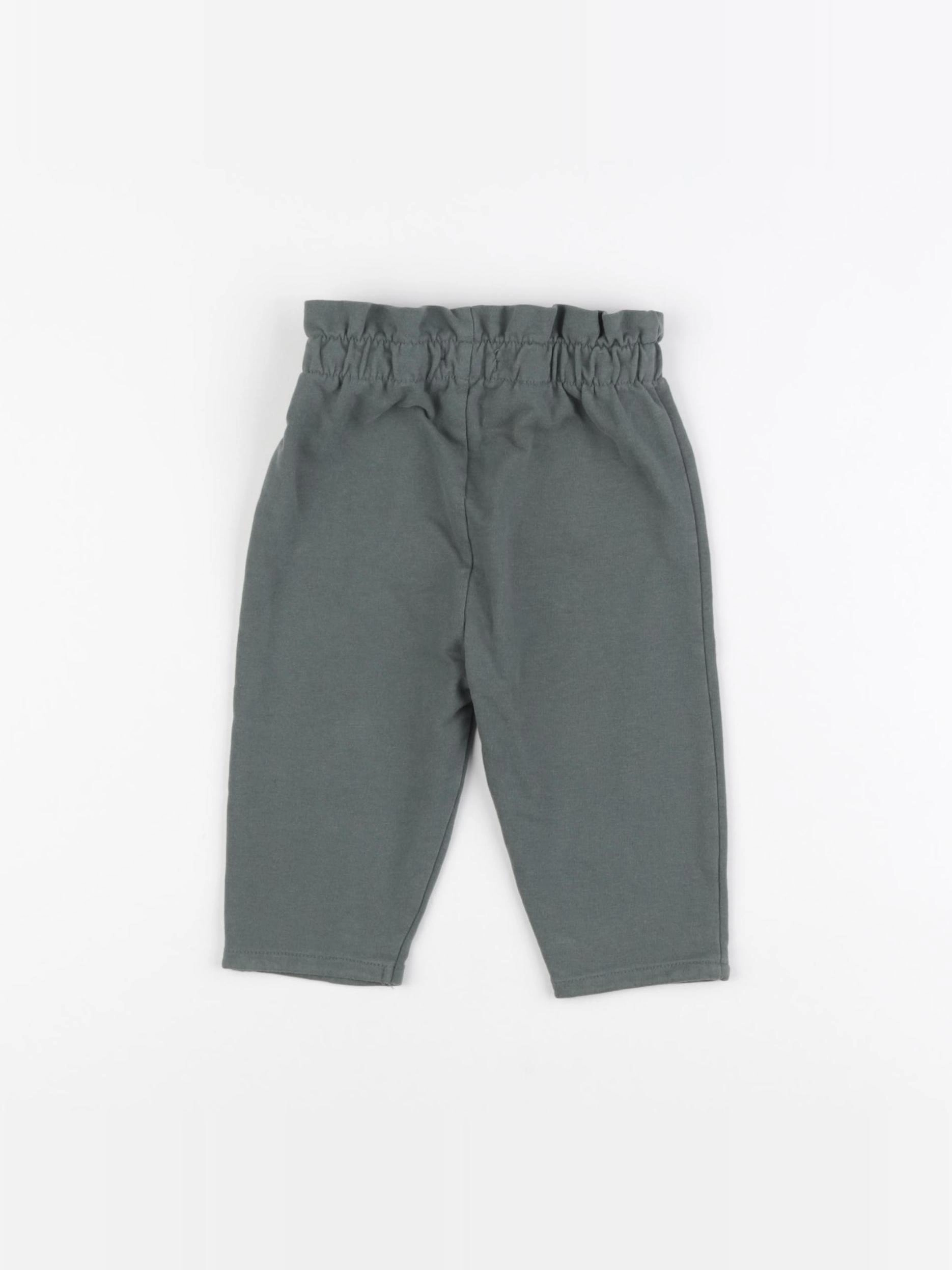Vertbaudet - jogging vert - 9 mois