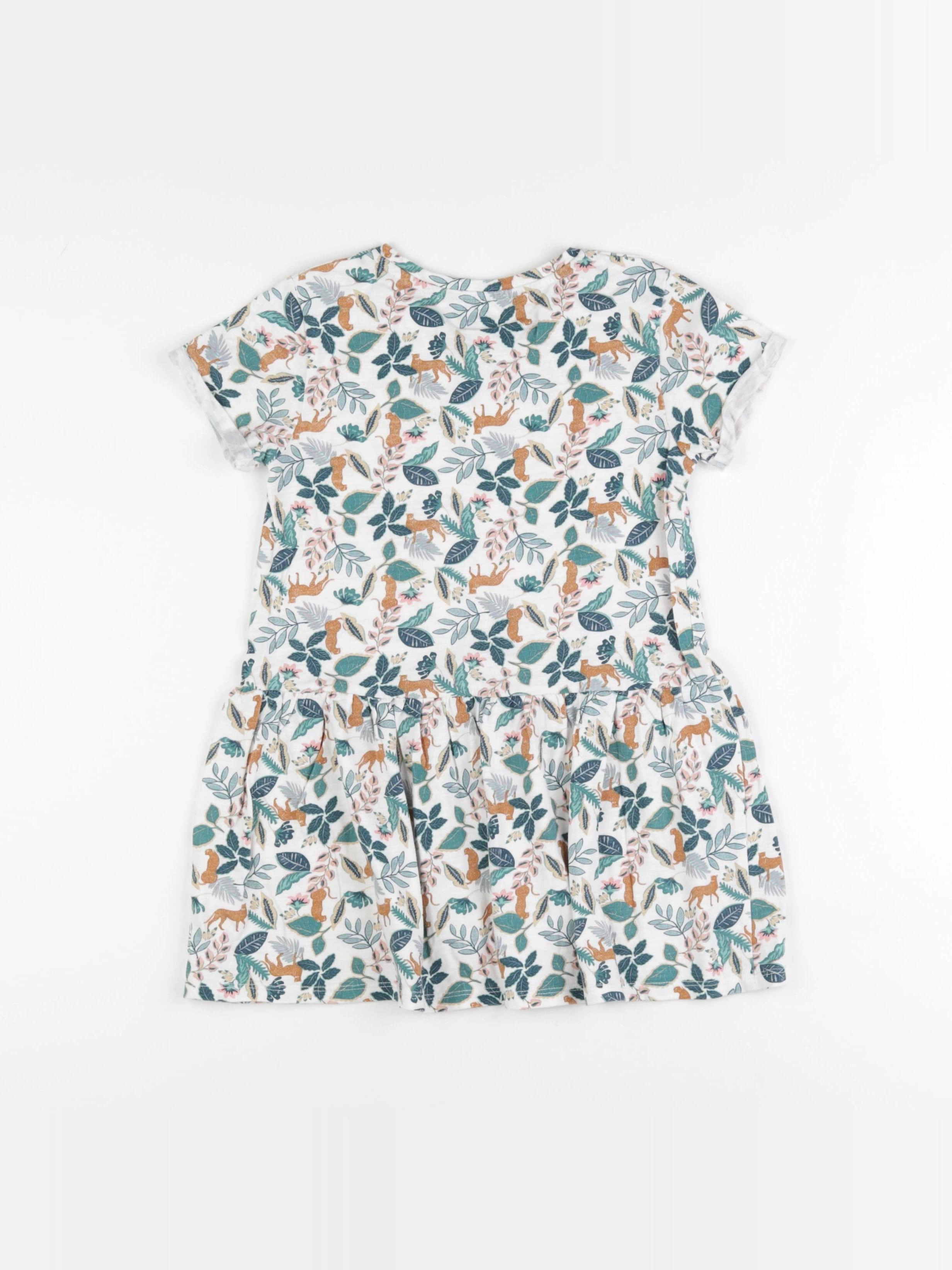 Vertbaudet - robe multicolore - 5 ans