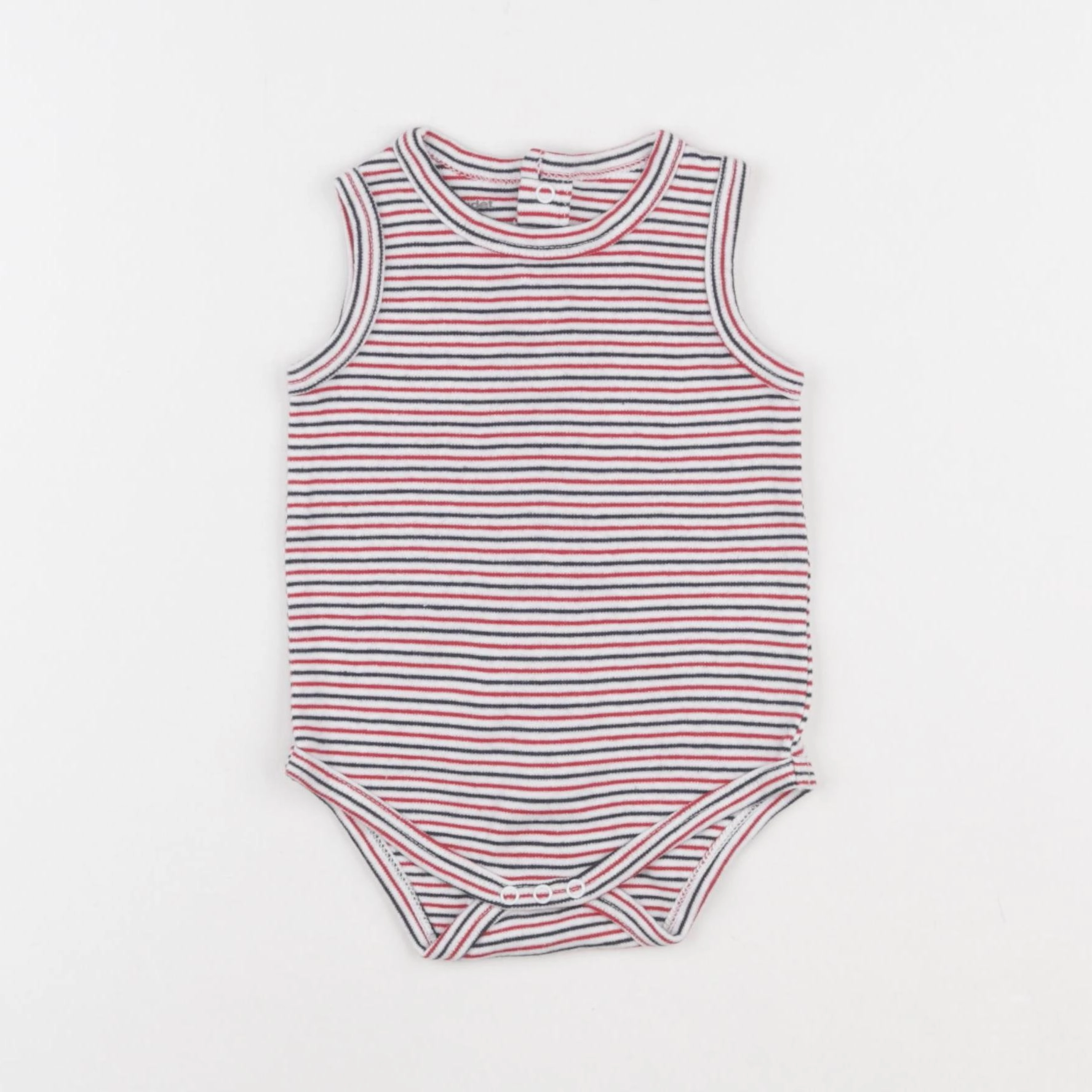 Vertbaudet - body rouge - 6 mois