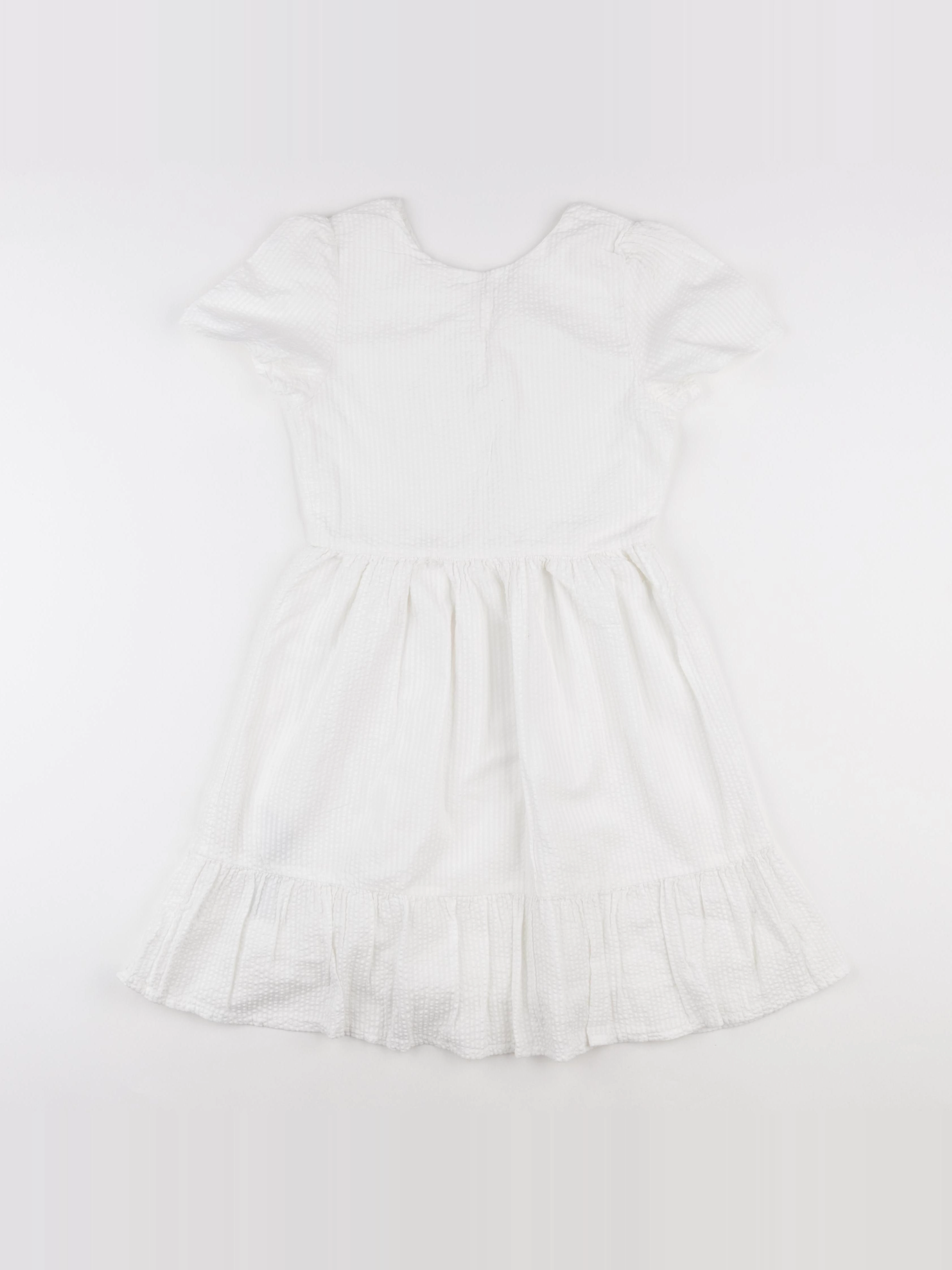 IKKS - robe blanc - 10 ans