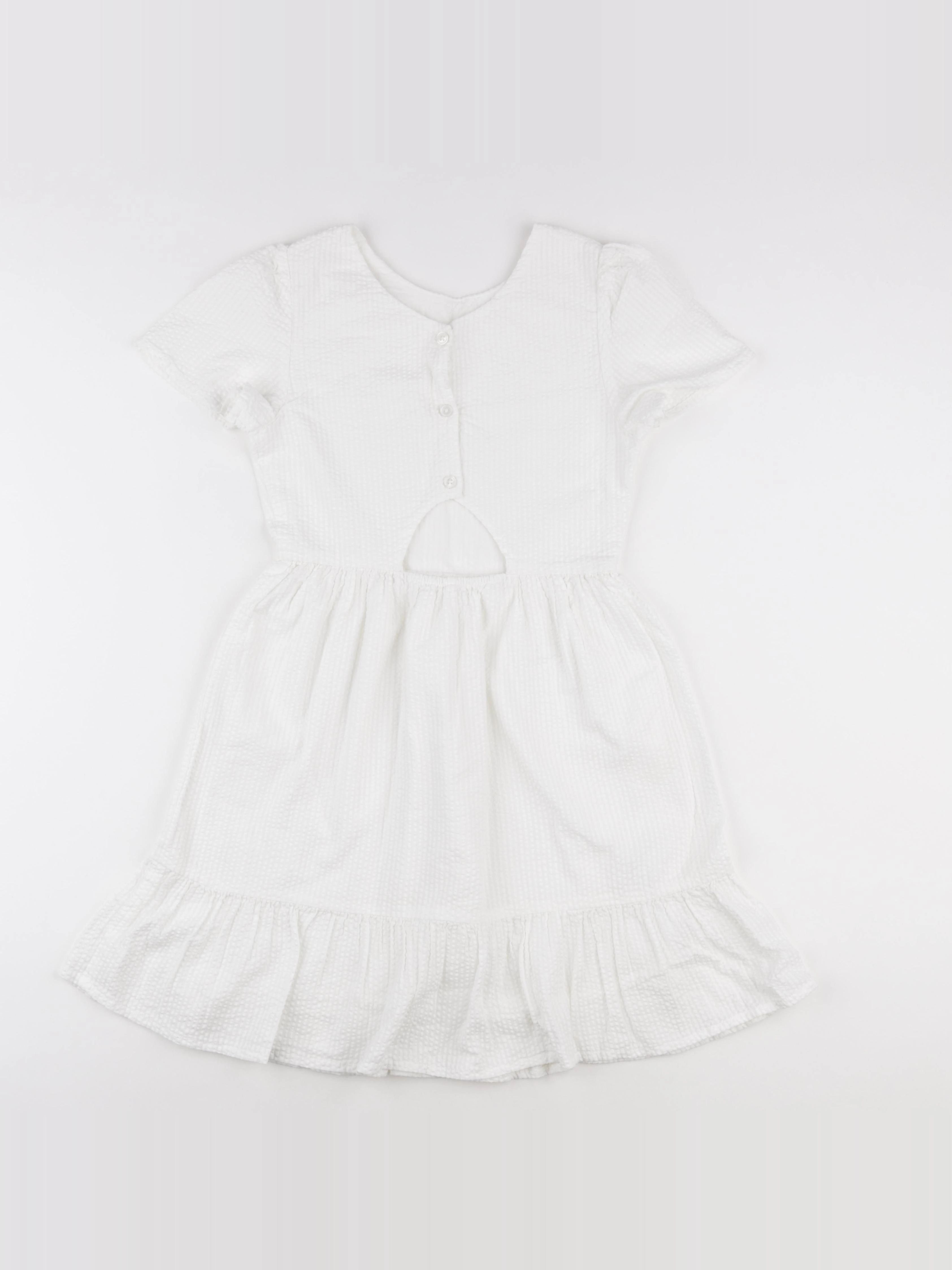 IKKS - robe blanc - 10 ans
