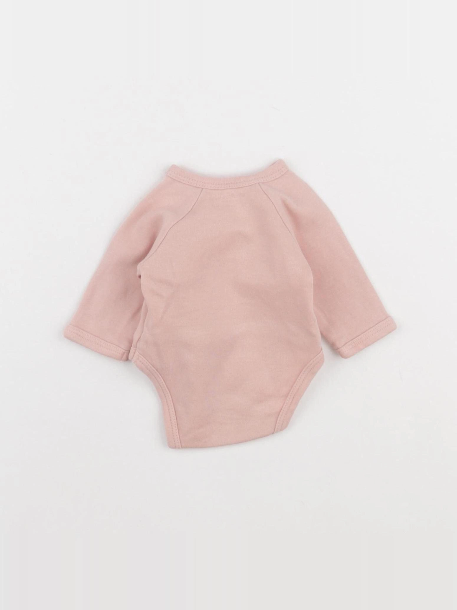 Vertbaudet - body rose - 0 mois