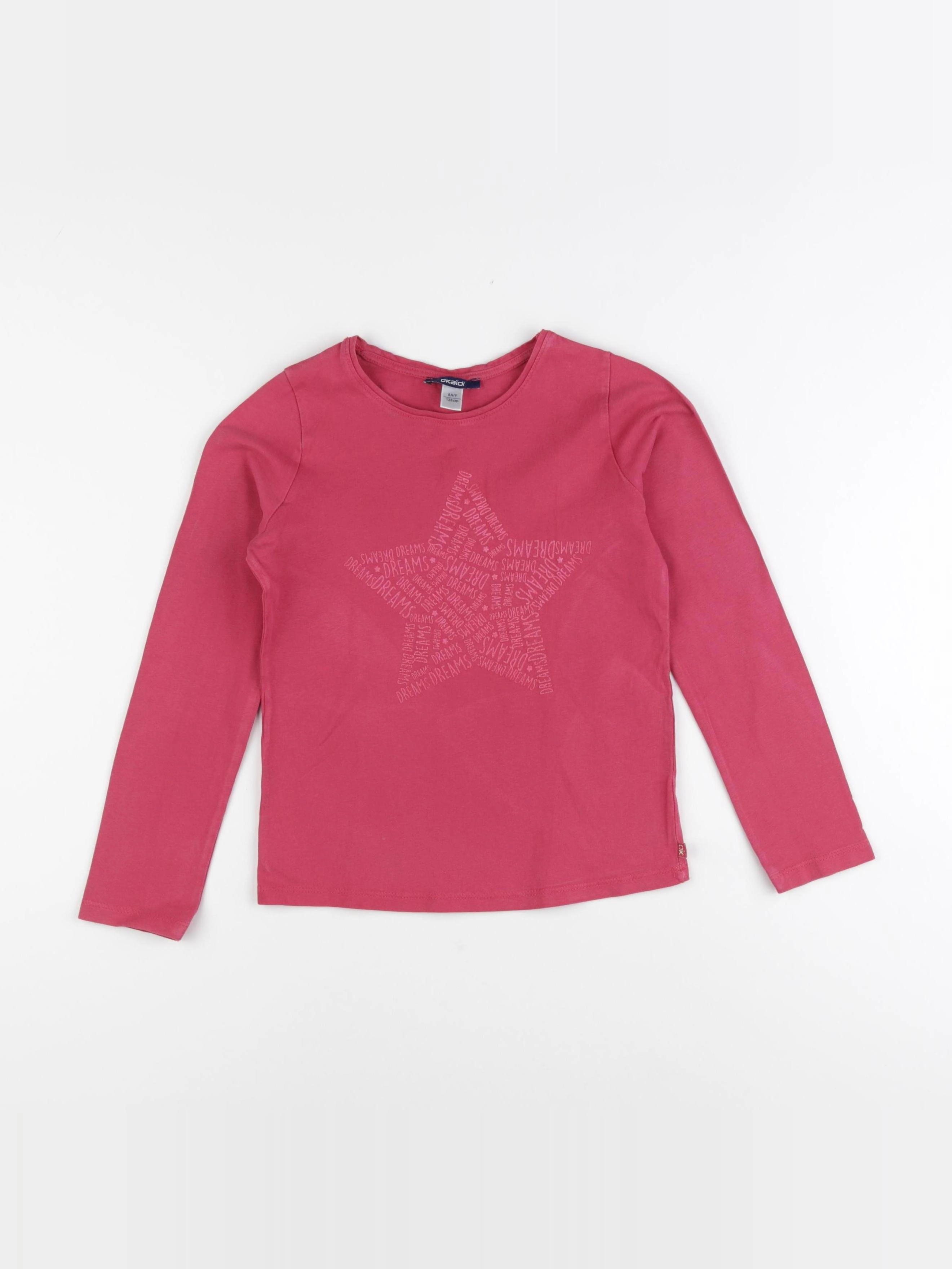 Okaidi - tee-shirt rose - 8 ans