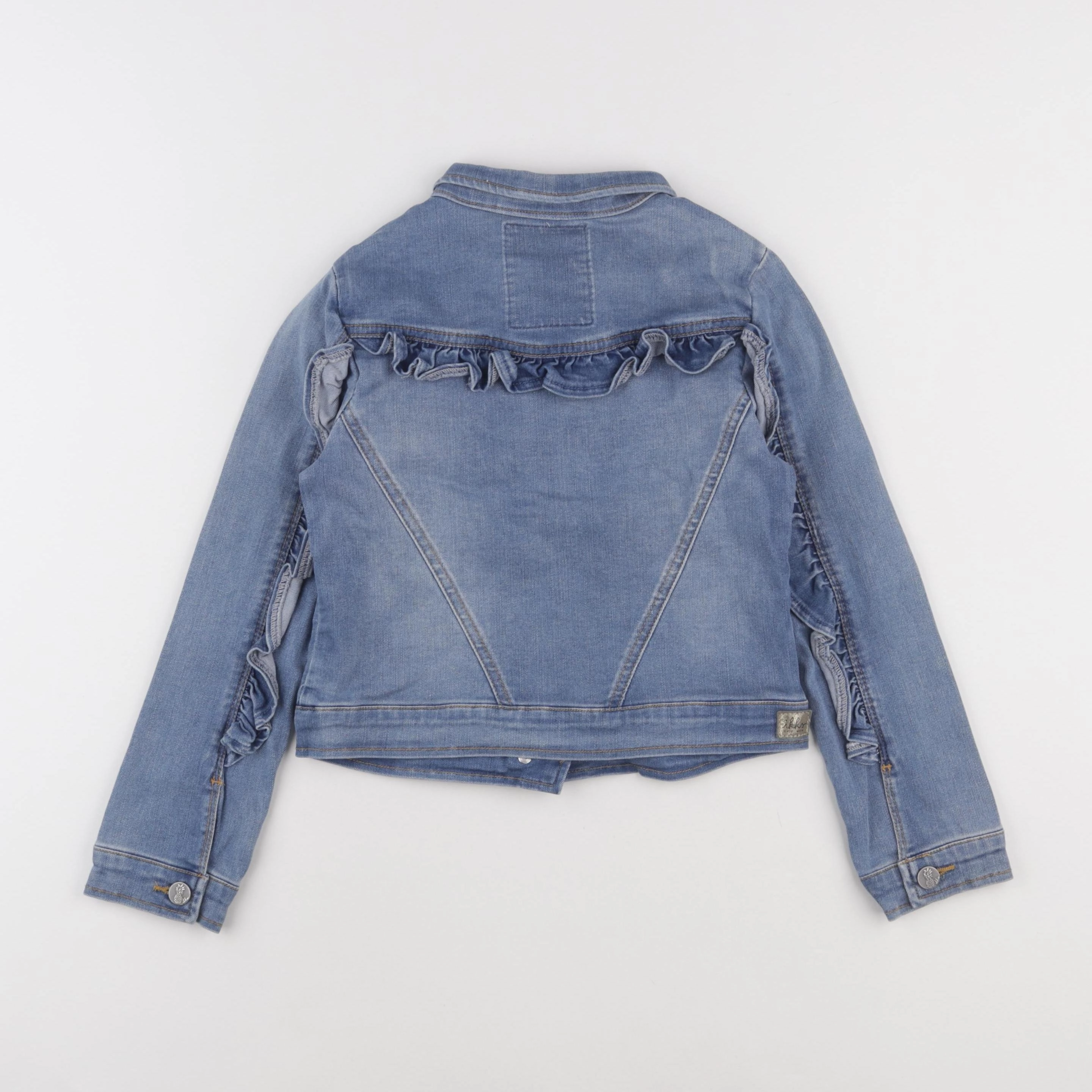 IKKS - veste bleu, or - 8 ans
